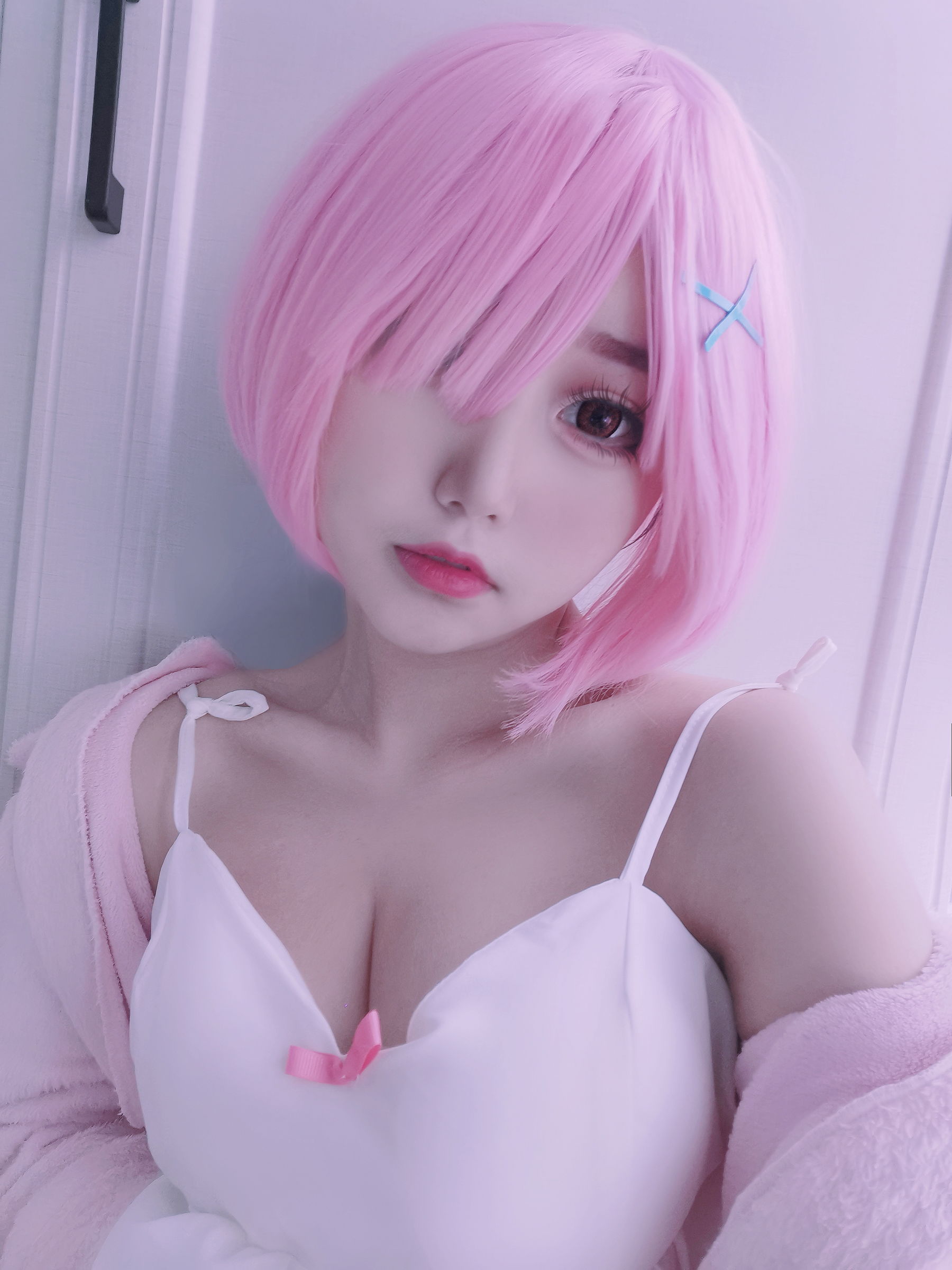 [福利COS] eloise软软 - 拉姆睡衣/(80P)