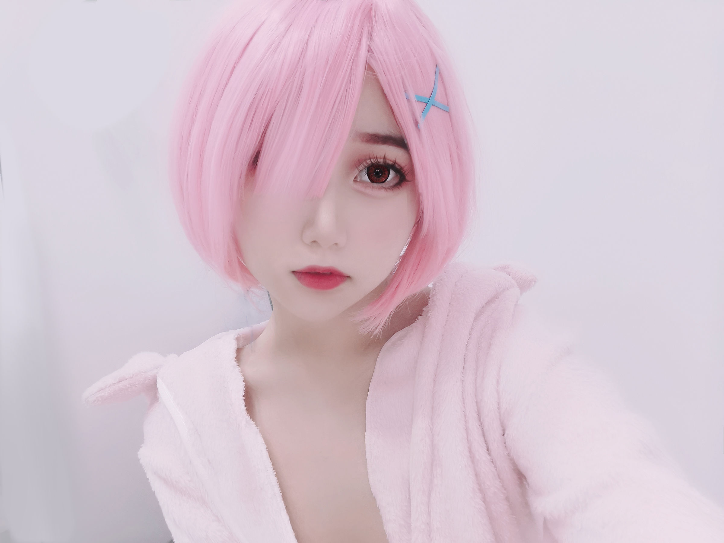 [福利COS] eloise软软 - 拉姆睡衣/(80P)