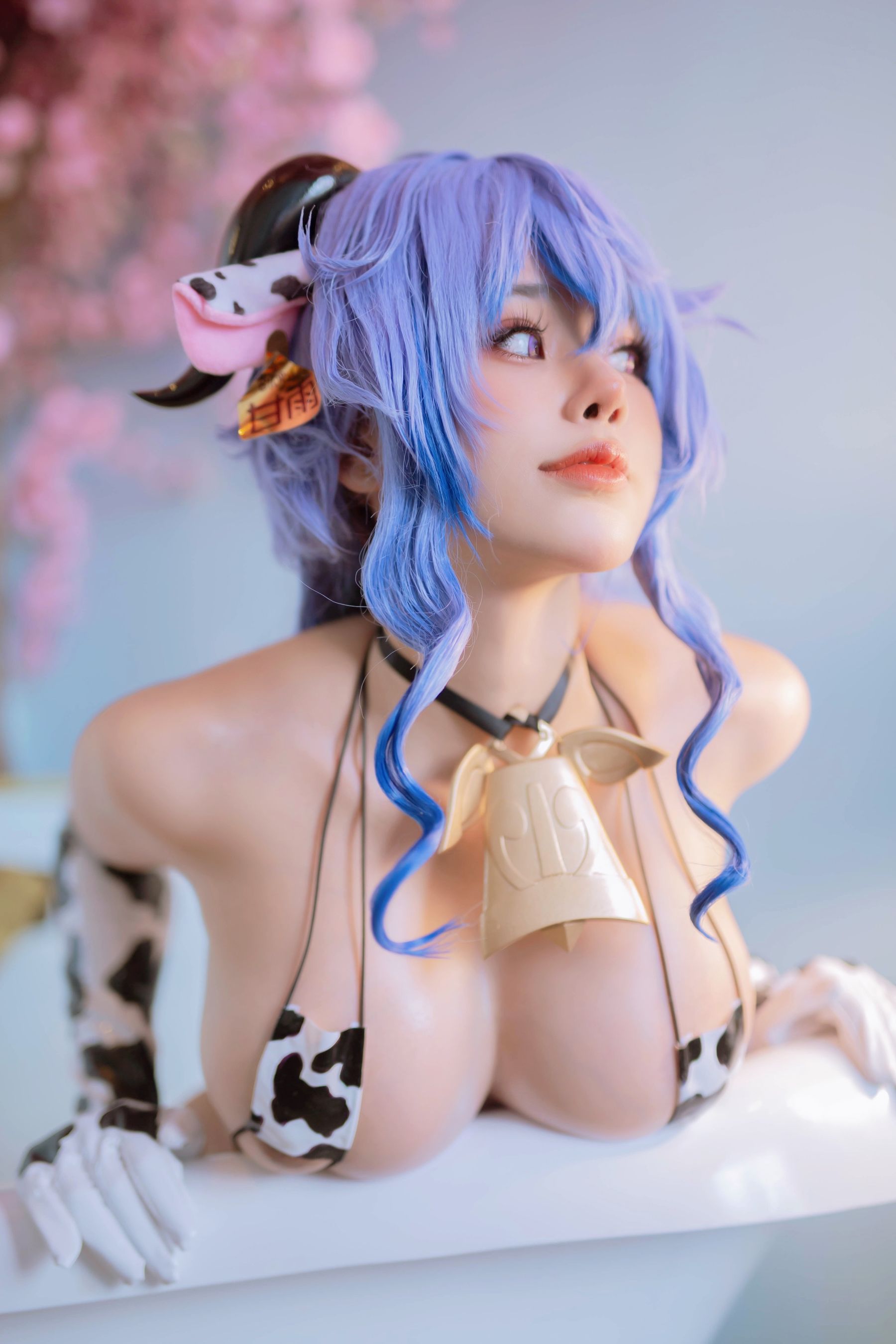 [福利COS] 日本性感萝莉Byoru - Ganyu Cow/(51P)