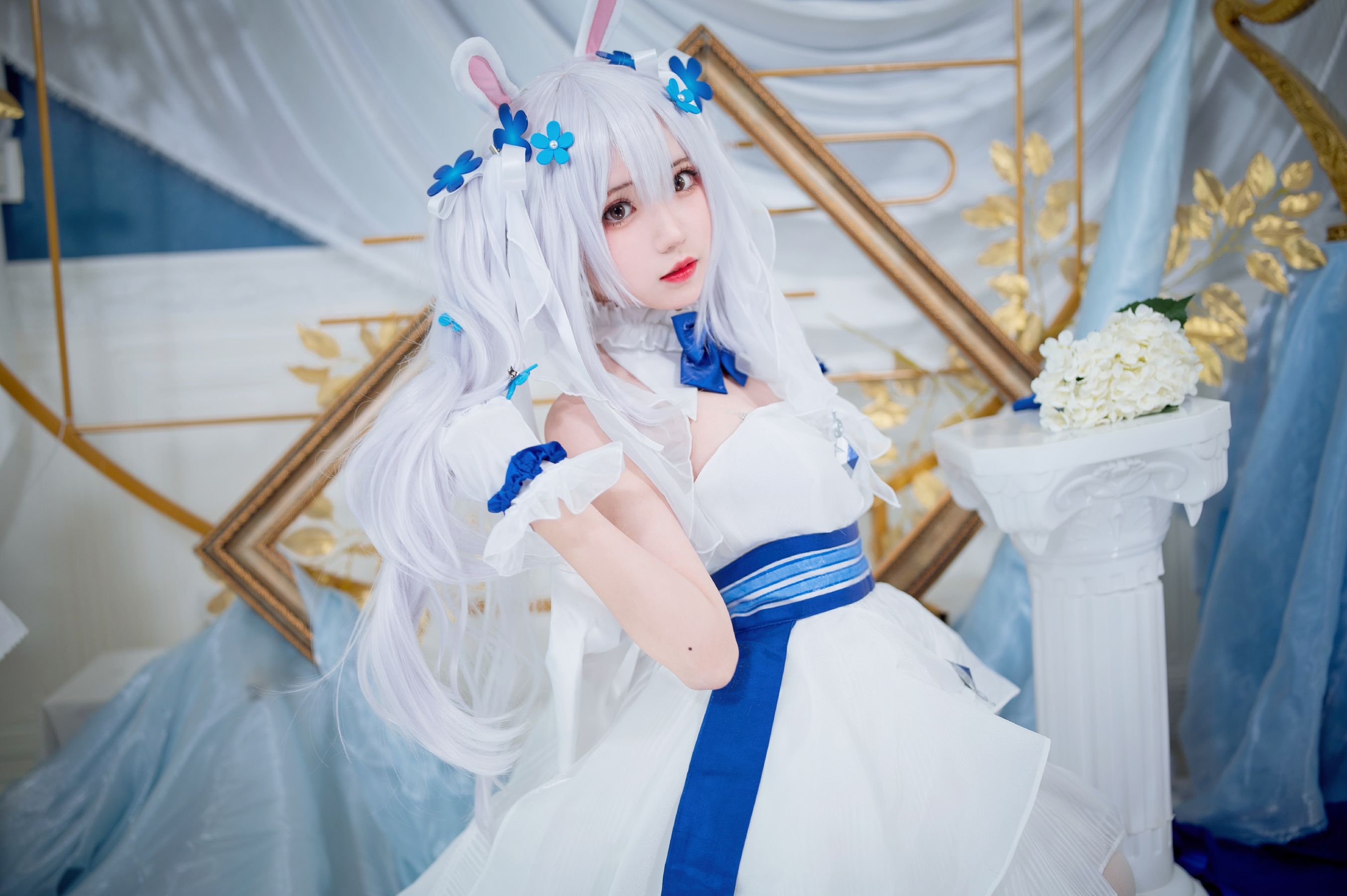 [福利COS] 花柒Hana - 拉菲花嫁/(28P)