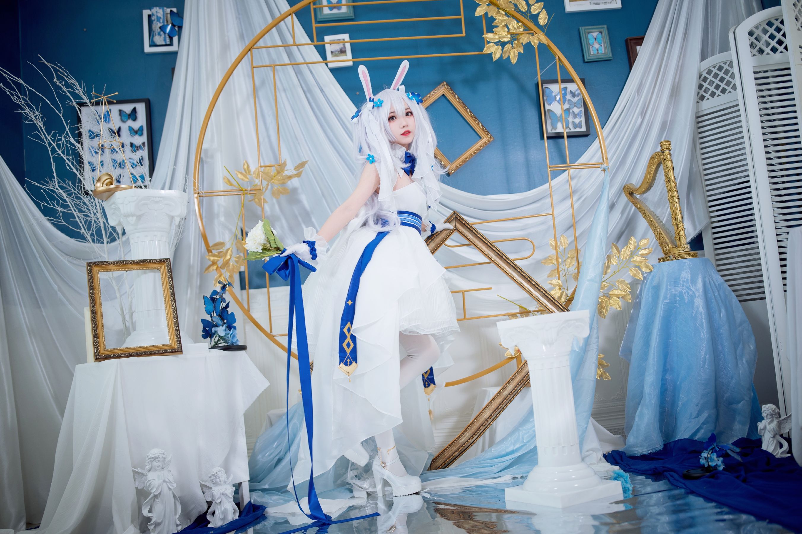 [福利COS] 花柒Hana - 拉菲花嫁/(28P)