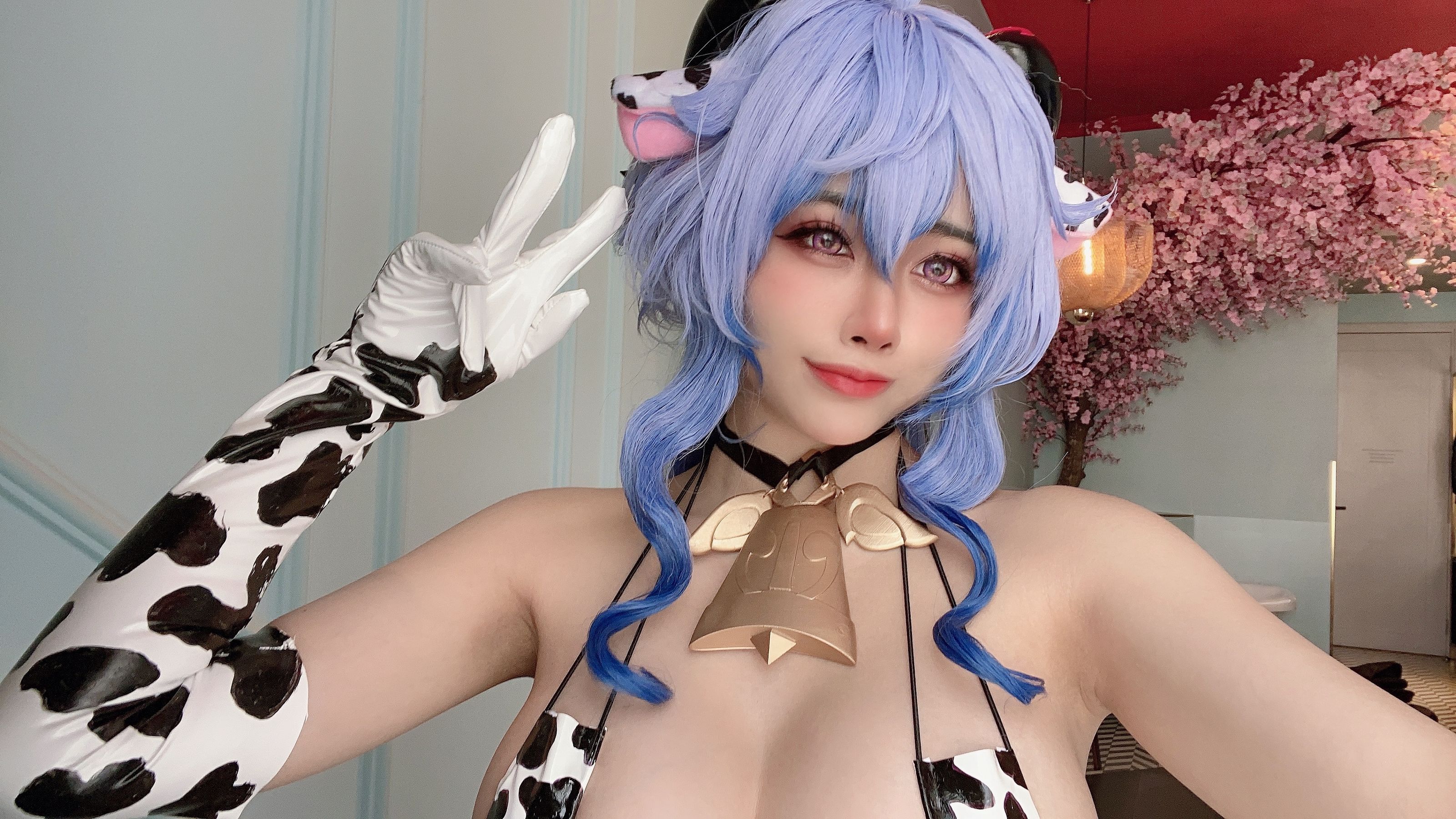 [福利COS] 日本性感萝莉Byoru - Ganyu Cow/(51P)