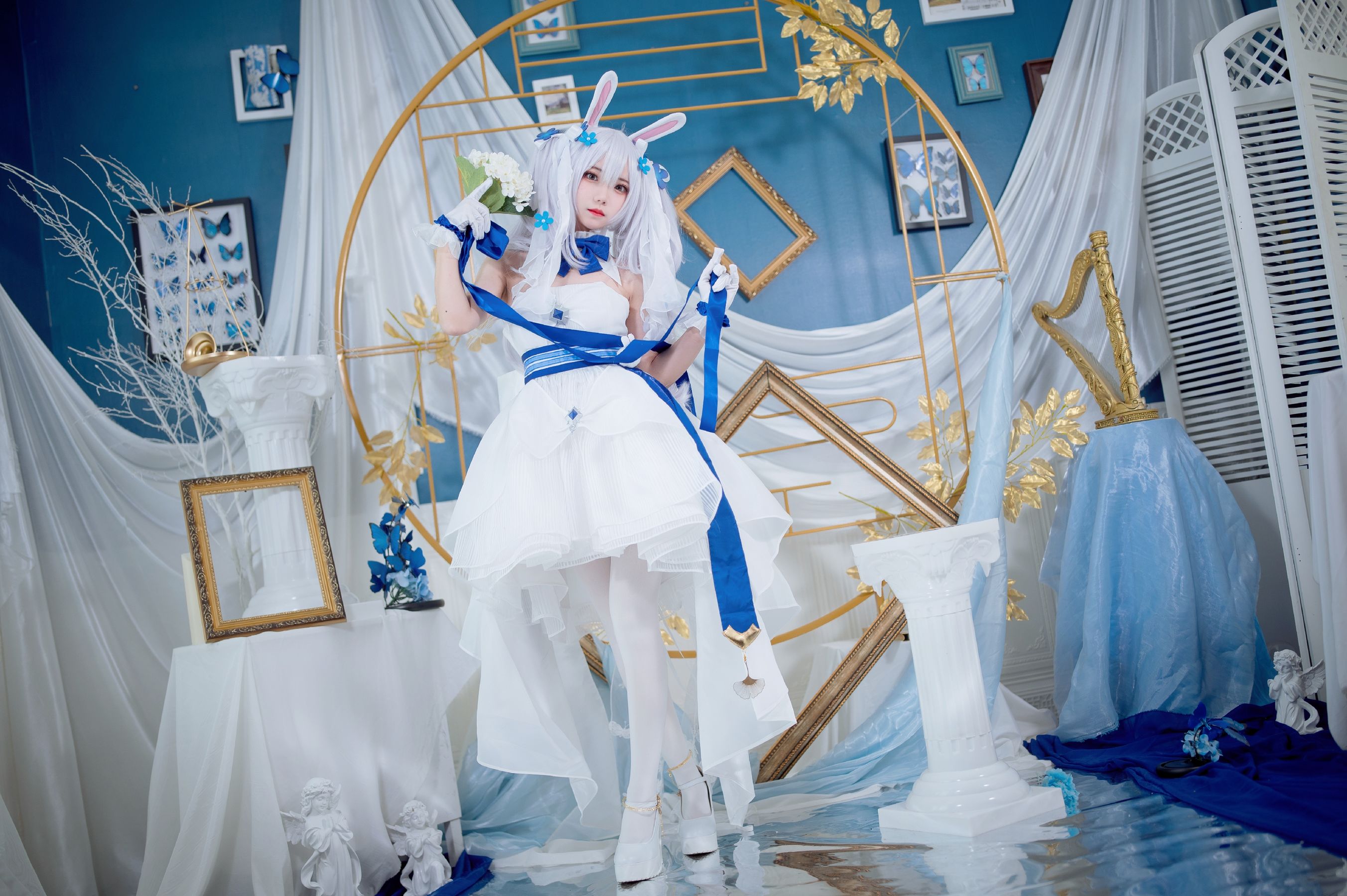 [福利COS] 花柒Hana - 拉菲花嫁/(28P)