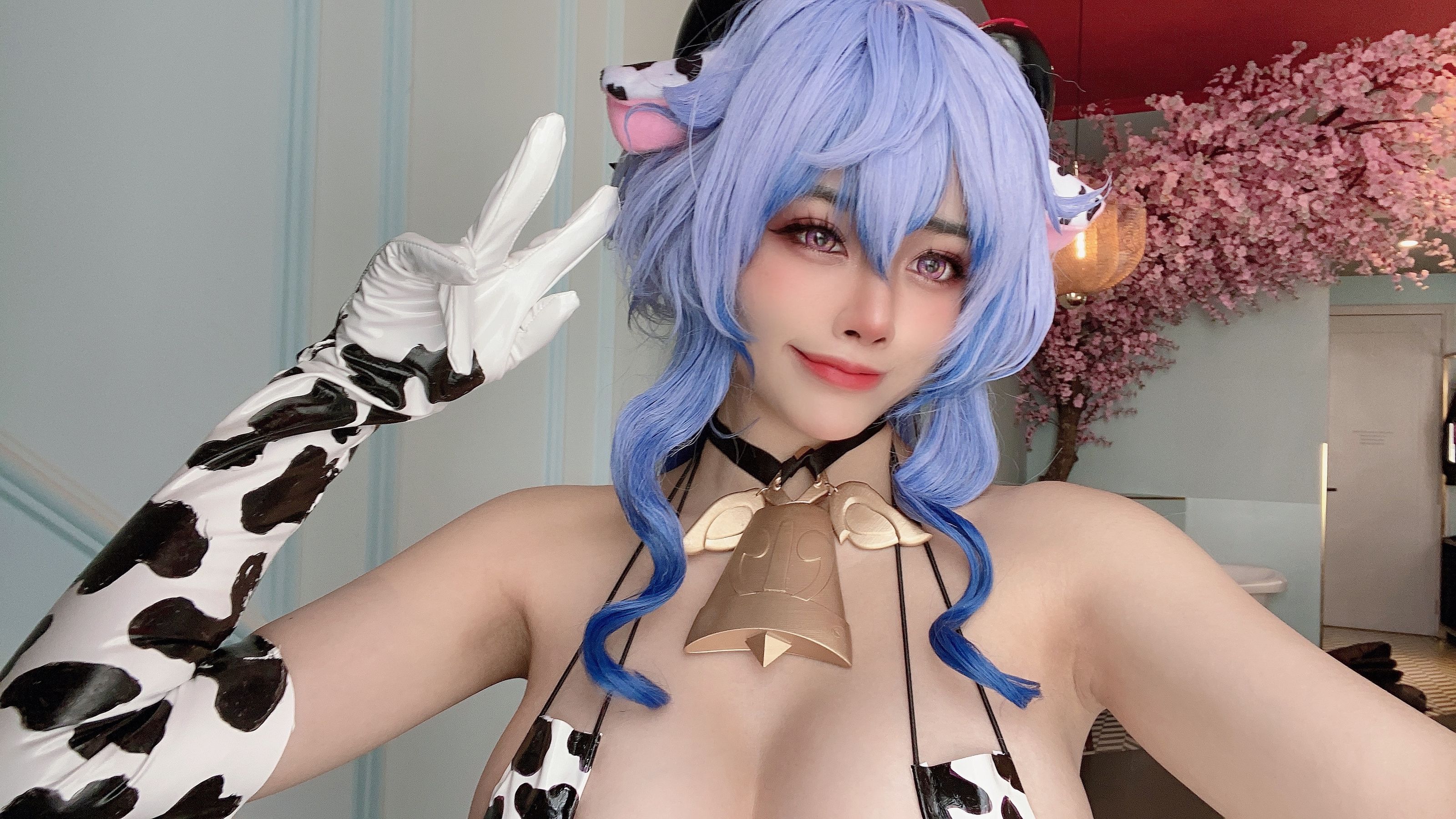 [福利COS] 日本性感萝莉Byoru - Ganyu Cow/(51P)