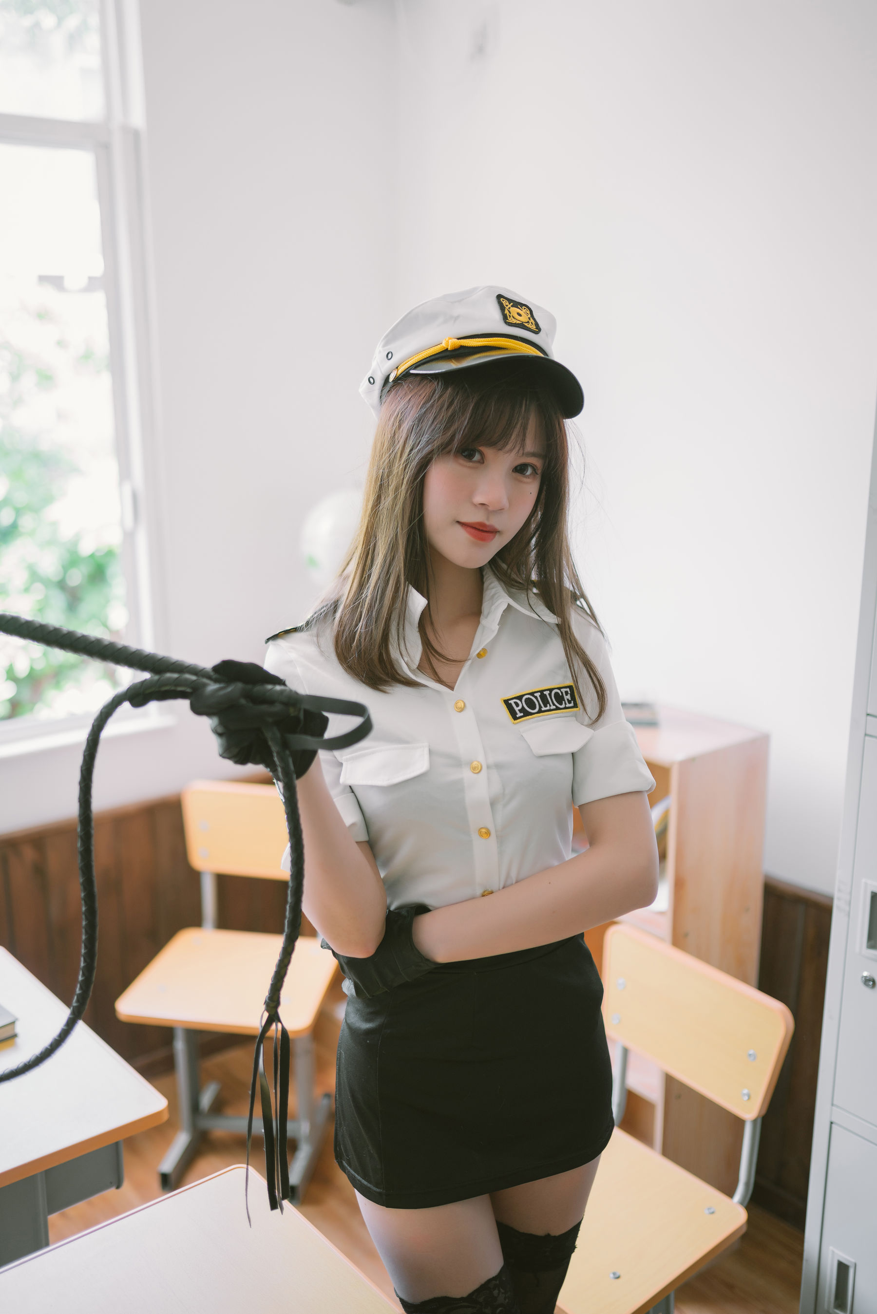 [福利COS] 星黛鹿鹿(千反田鹿鹿) - 日常女警/(33P)