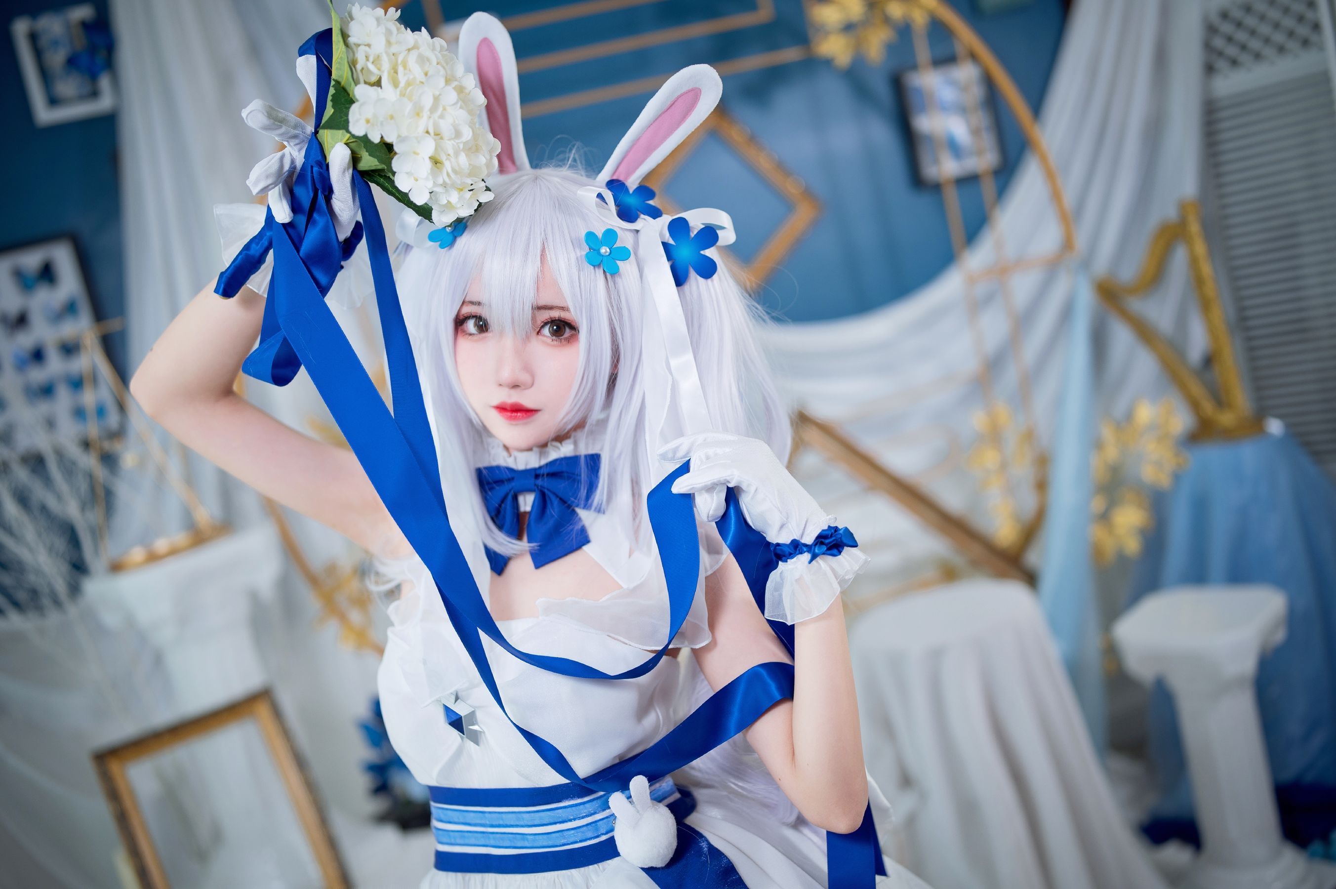 [福利COS] 花柒Hana - 拉菲花嫁/(28P)