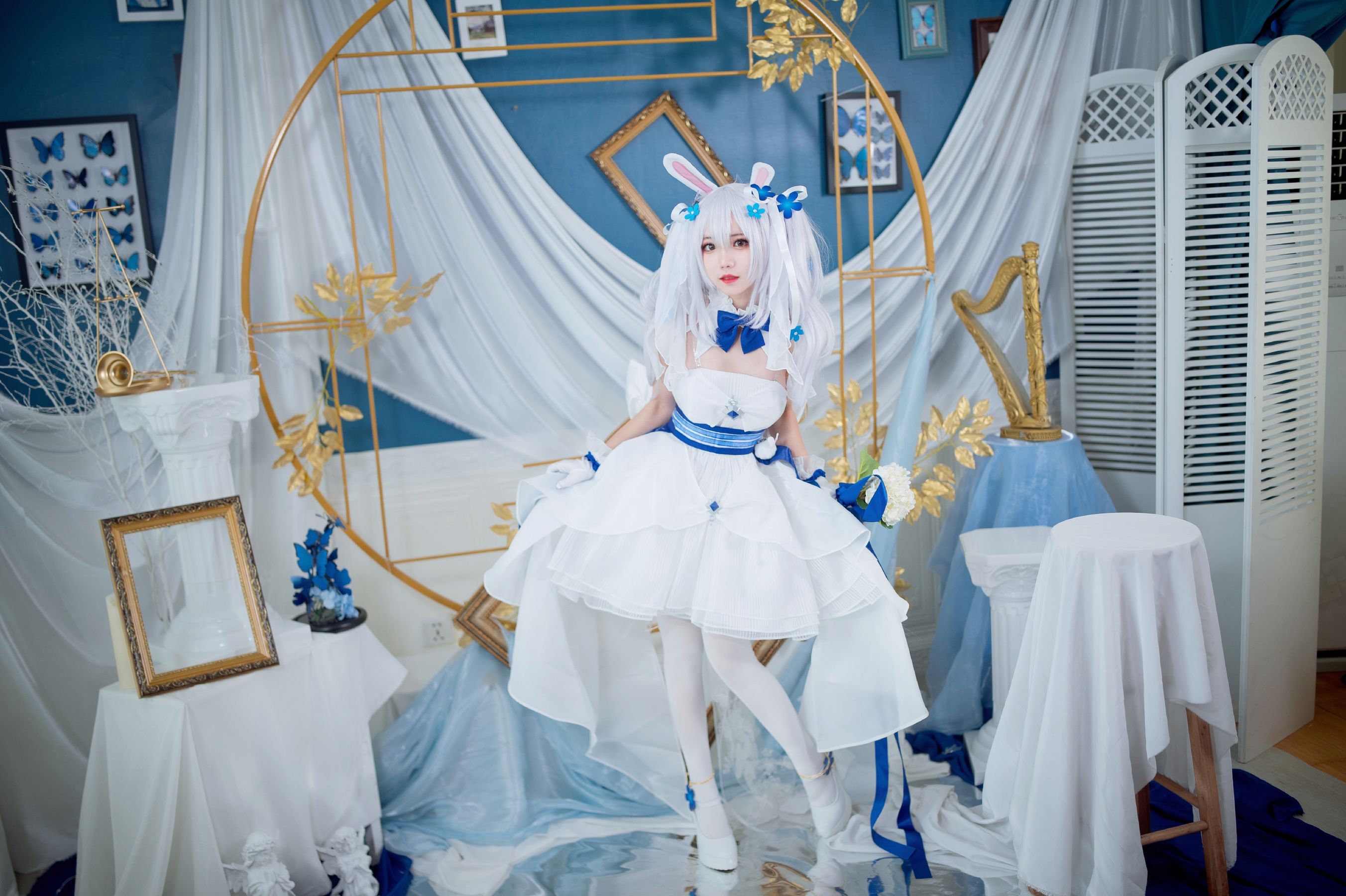 [福利COS] 花柒Hana - 拉菲花嫁/(28P)