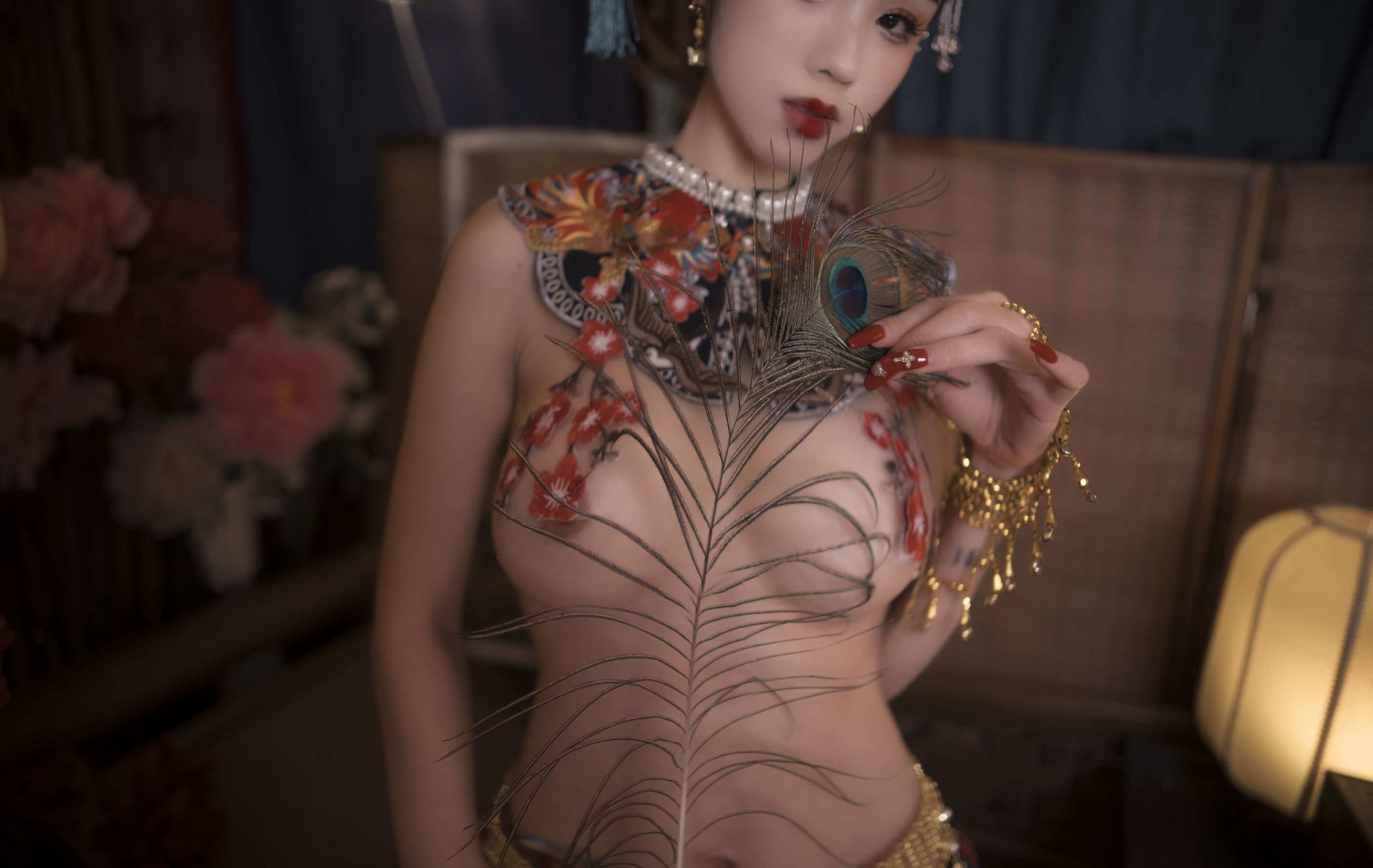 [福利COS] 钛合金大粑粑 - 满清服饰/(50P)