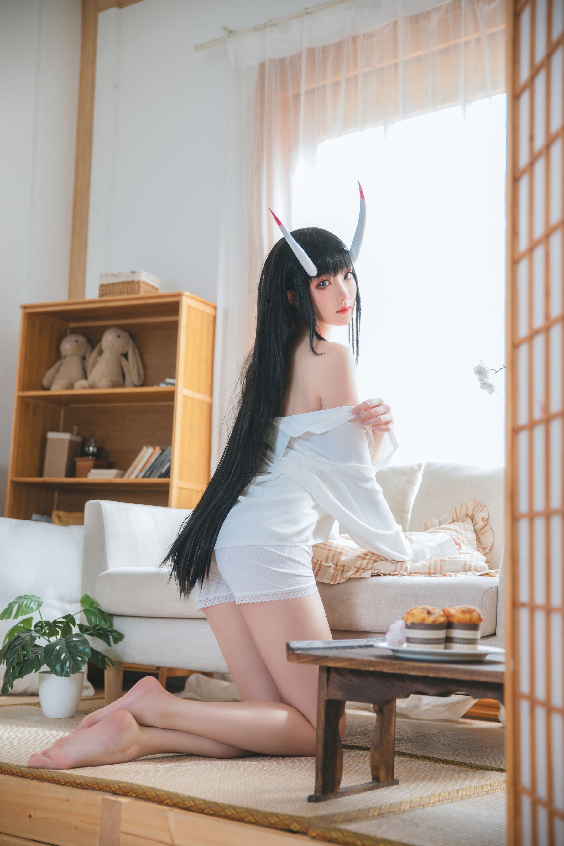 [网红COSER] Coser瓜希酱福利 - 能代衬衣/(23P)