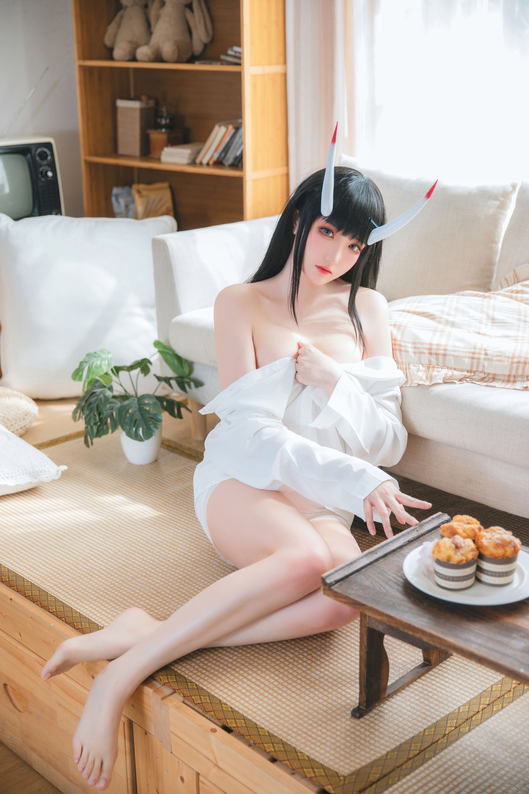 [网红COSER] Coser瓜希酱福利 - 能代衬衣/(23P)