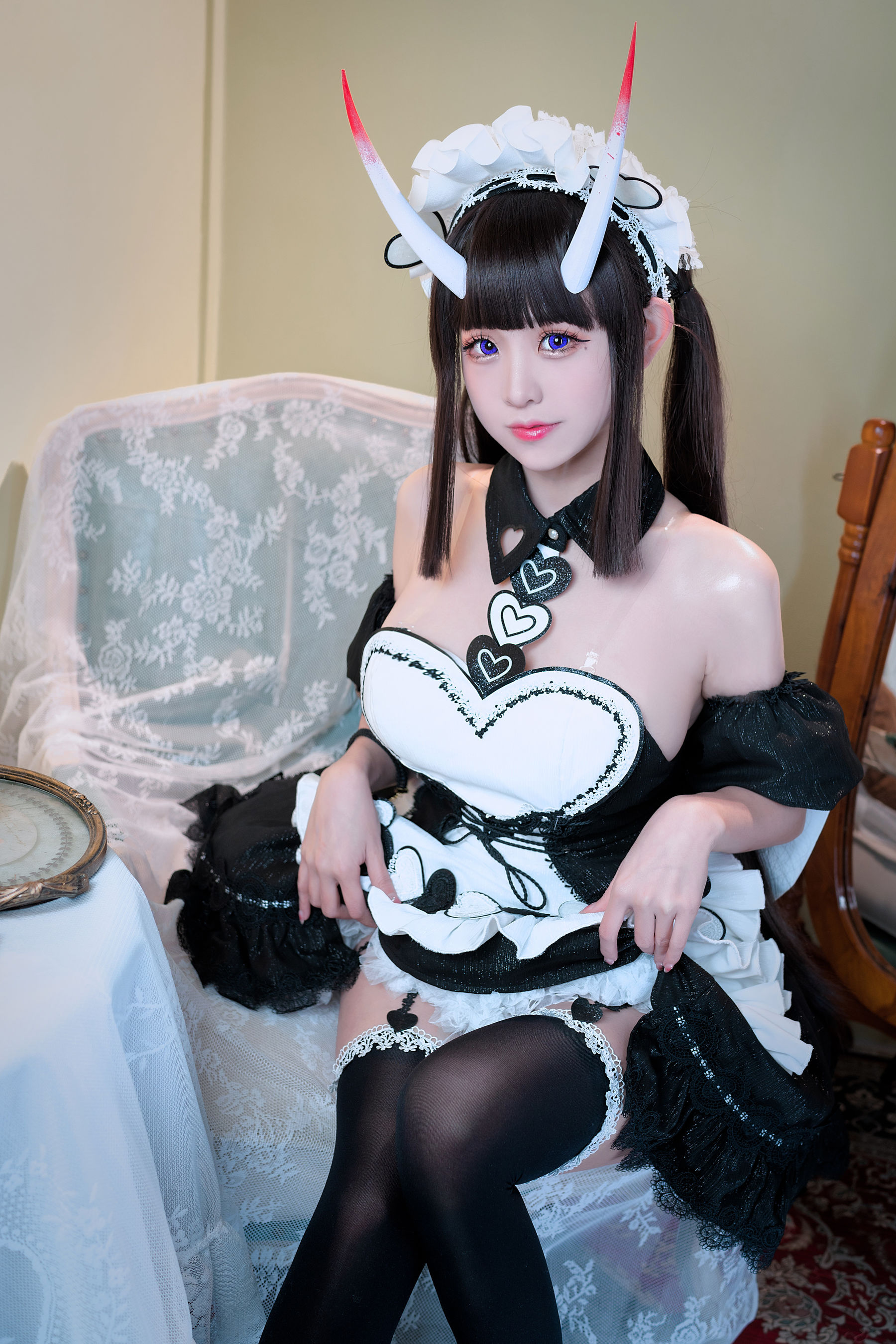 [网红COSER] miko酱ww - 碧蓝航线 能代女仆/(36P)