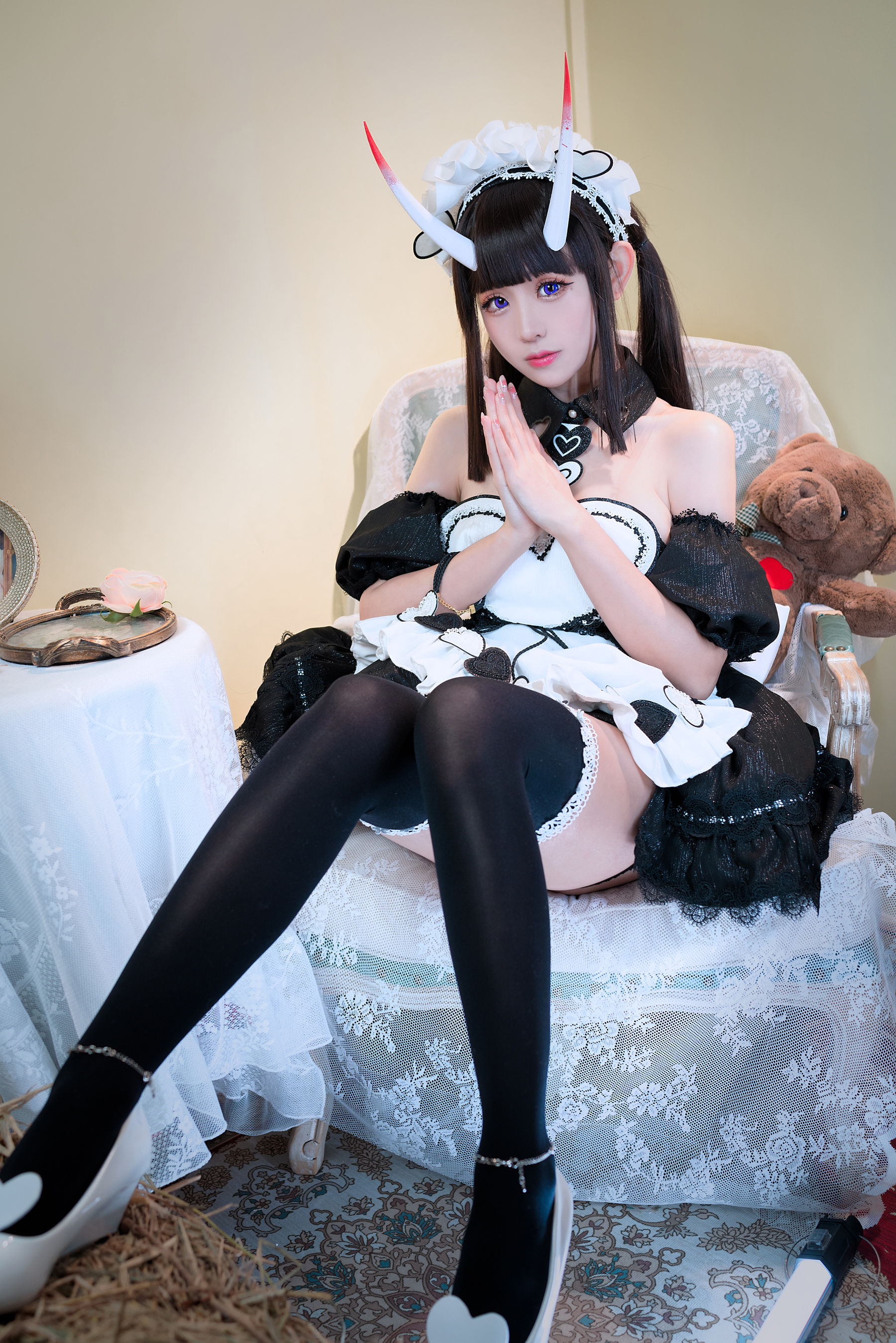 [网红COSER] miko酱ww - 碧蓝航线 能代女仆/(36P)