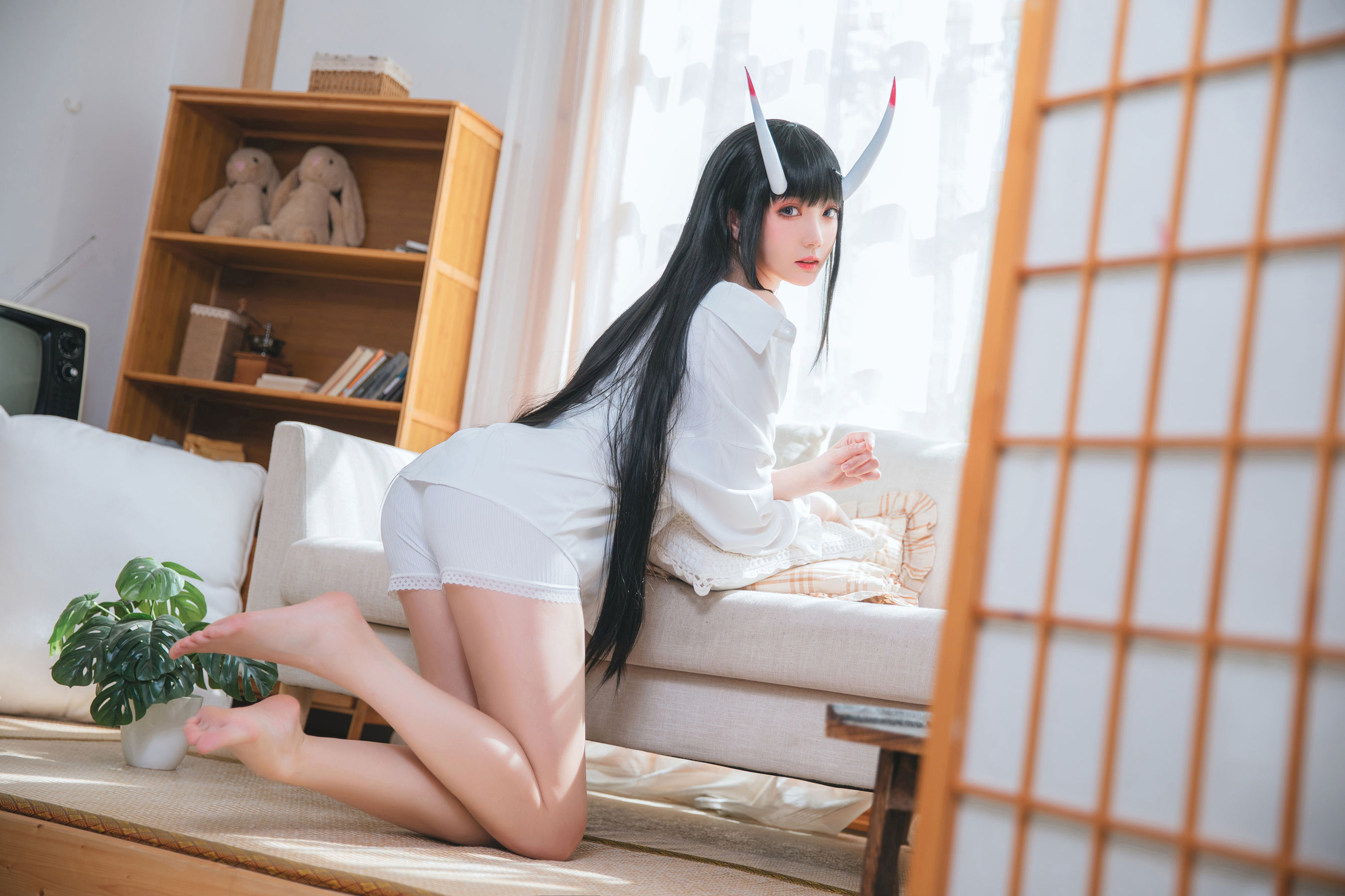 [网红COSER] Coser瓜希酱福利 - 能代衬衣/(23P)