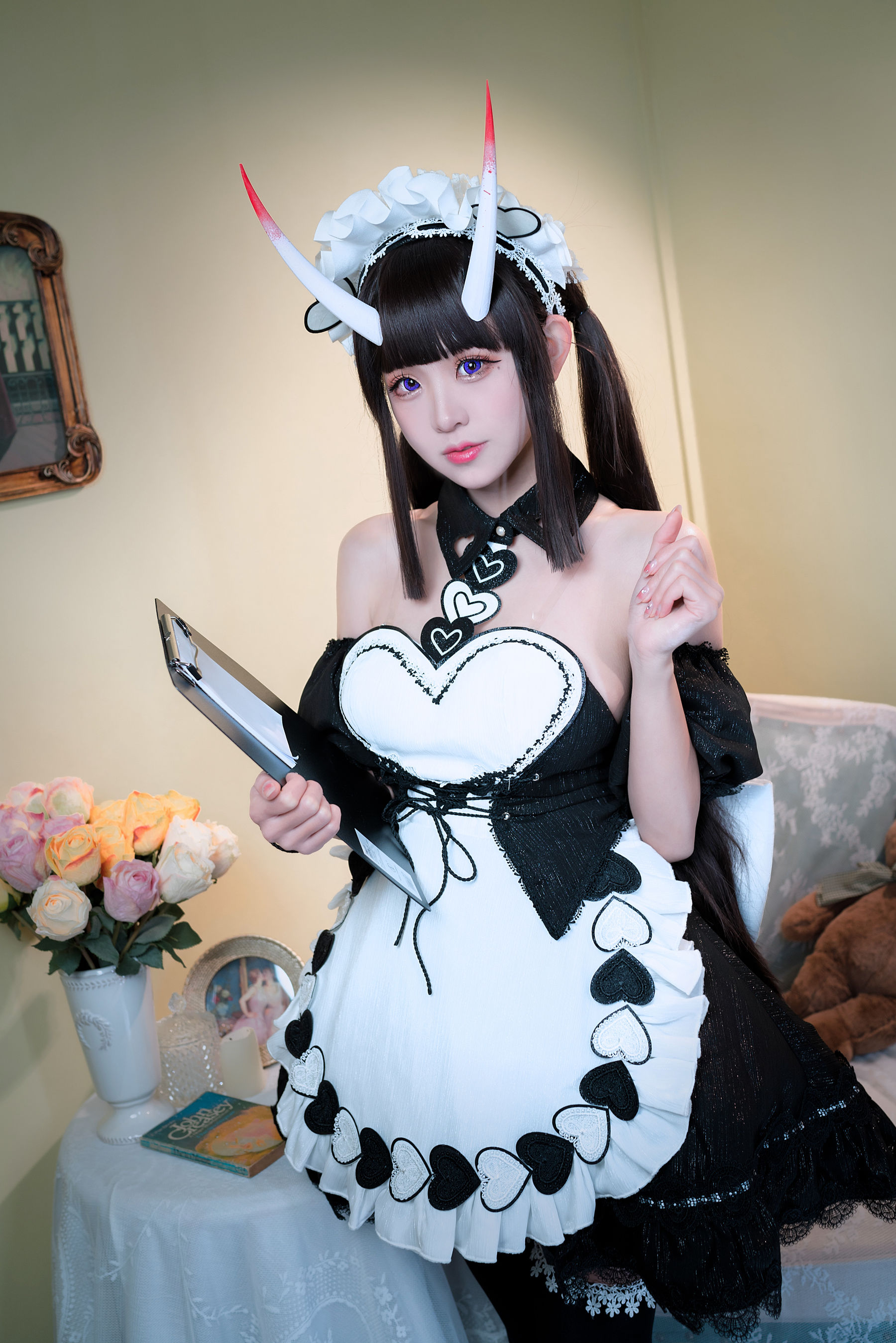 [网红COSER] miko酱ww - 碧蓝航线 能代女仆/(36P)