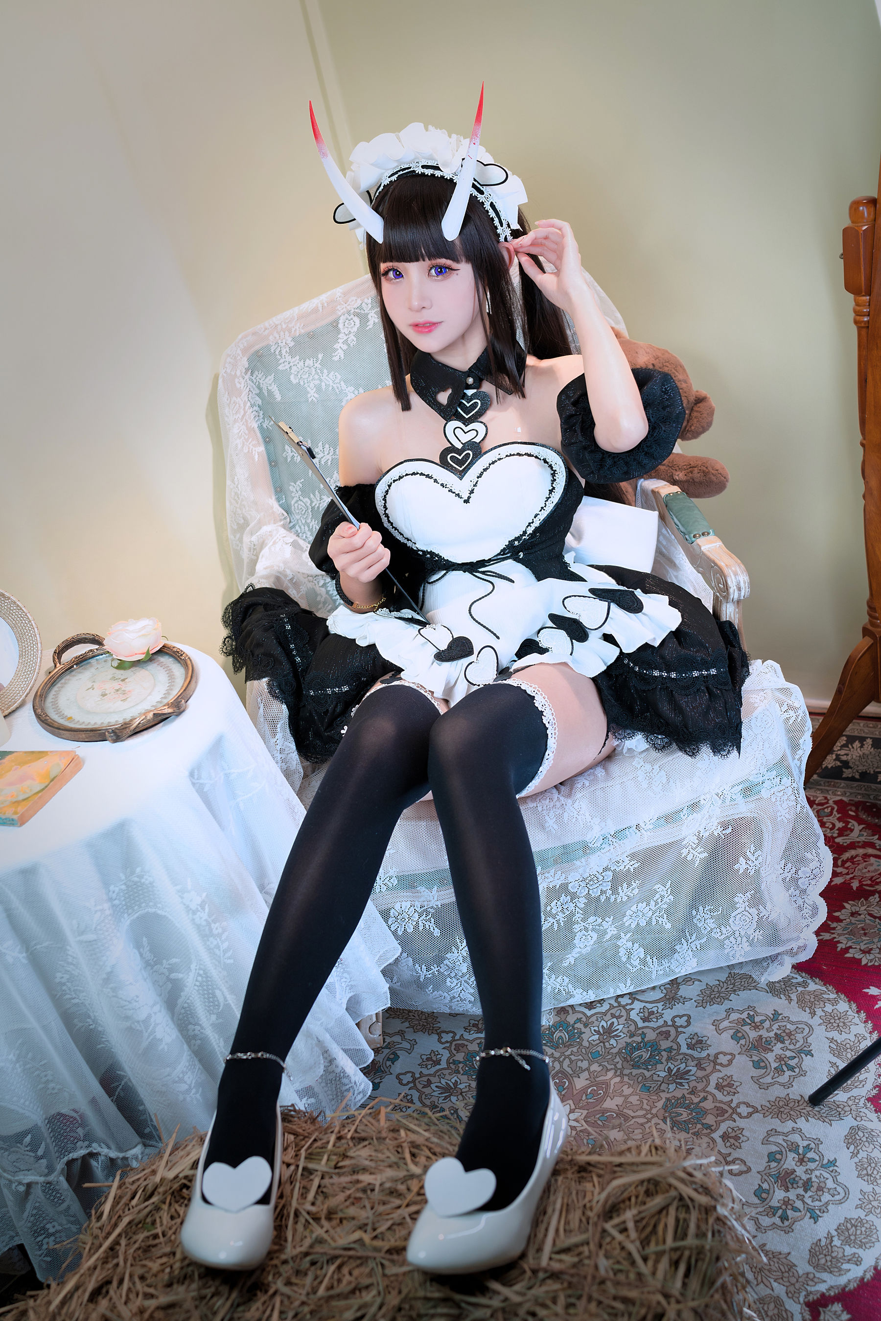 [网红COSER] miko酱ww - 碧蓝航线 能代女仆/(36P)