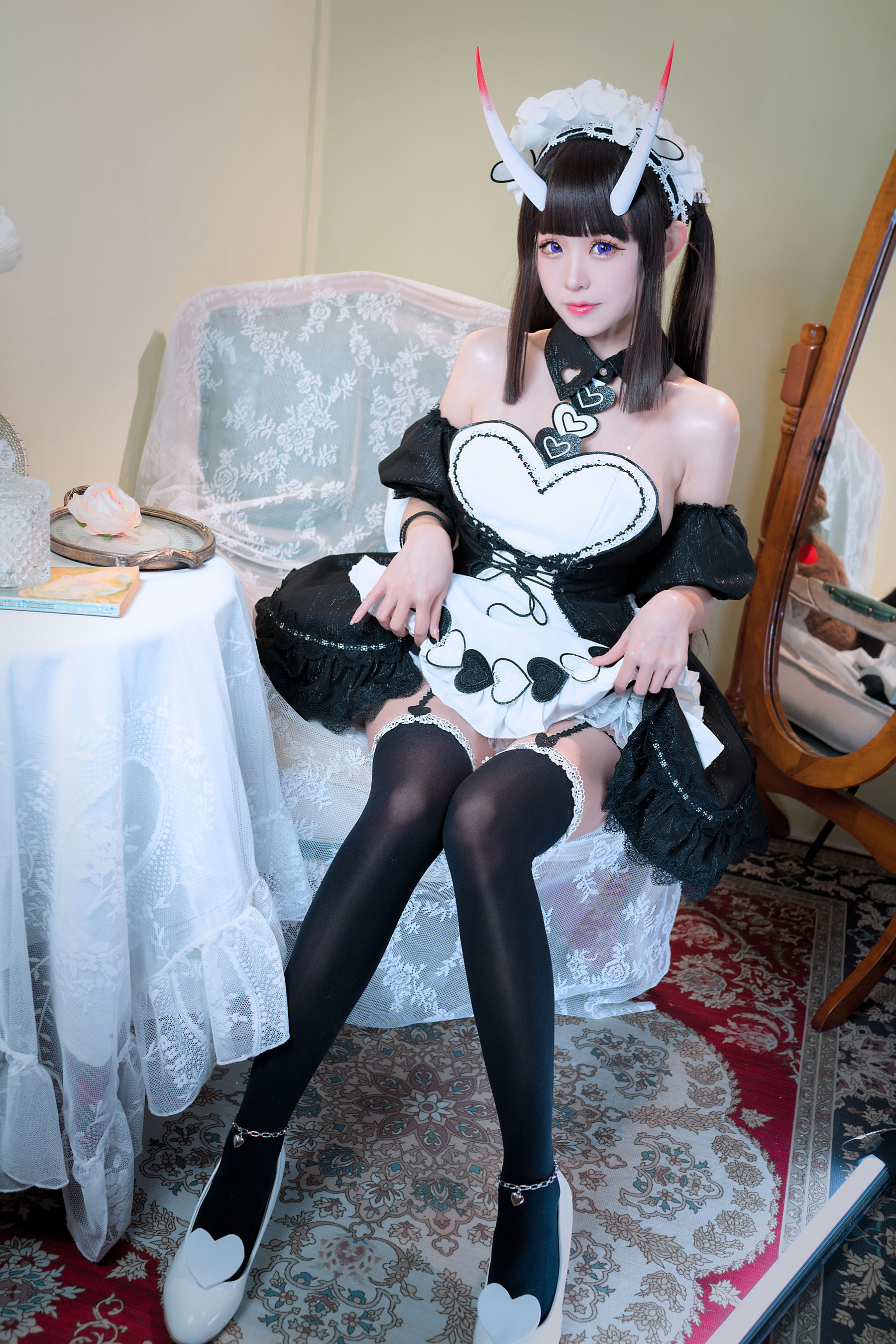 [网红COSER] miko酱ww - 碧蓝航线 能代女仆/(36P)