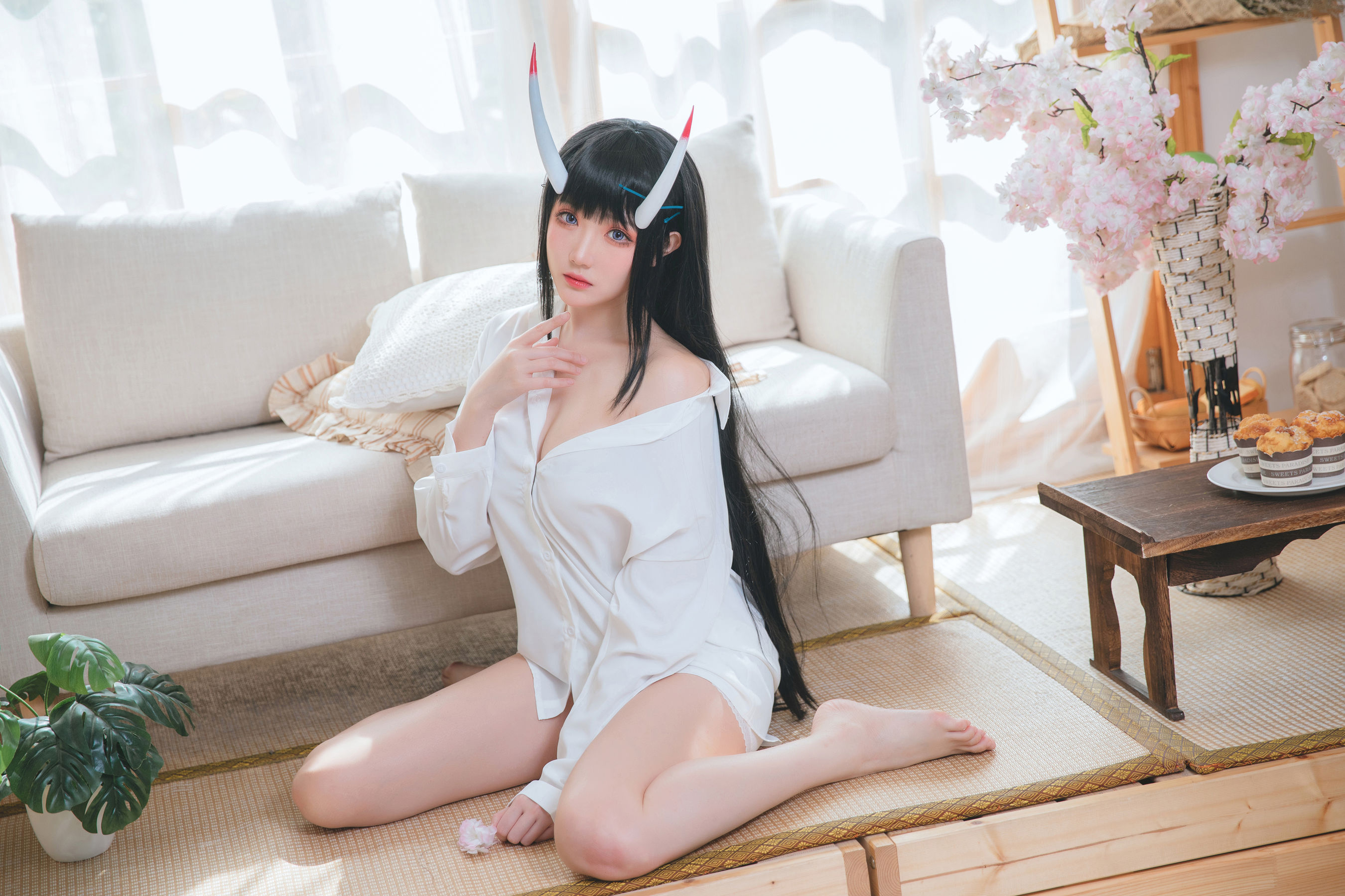 [网红COSER] Coser瓜希酱福利 - 能代衬衣/(23P)