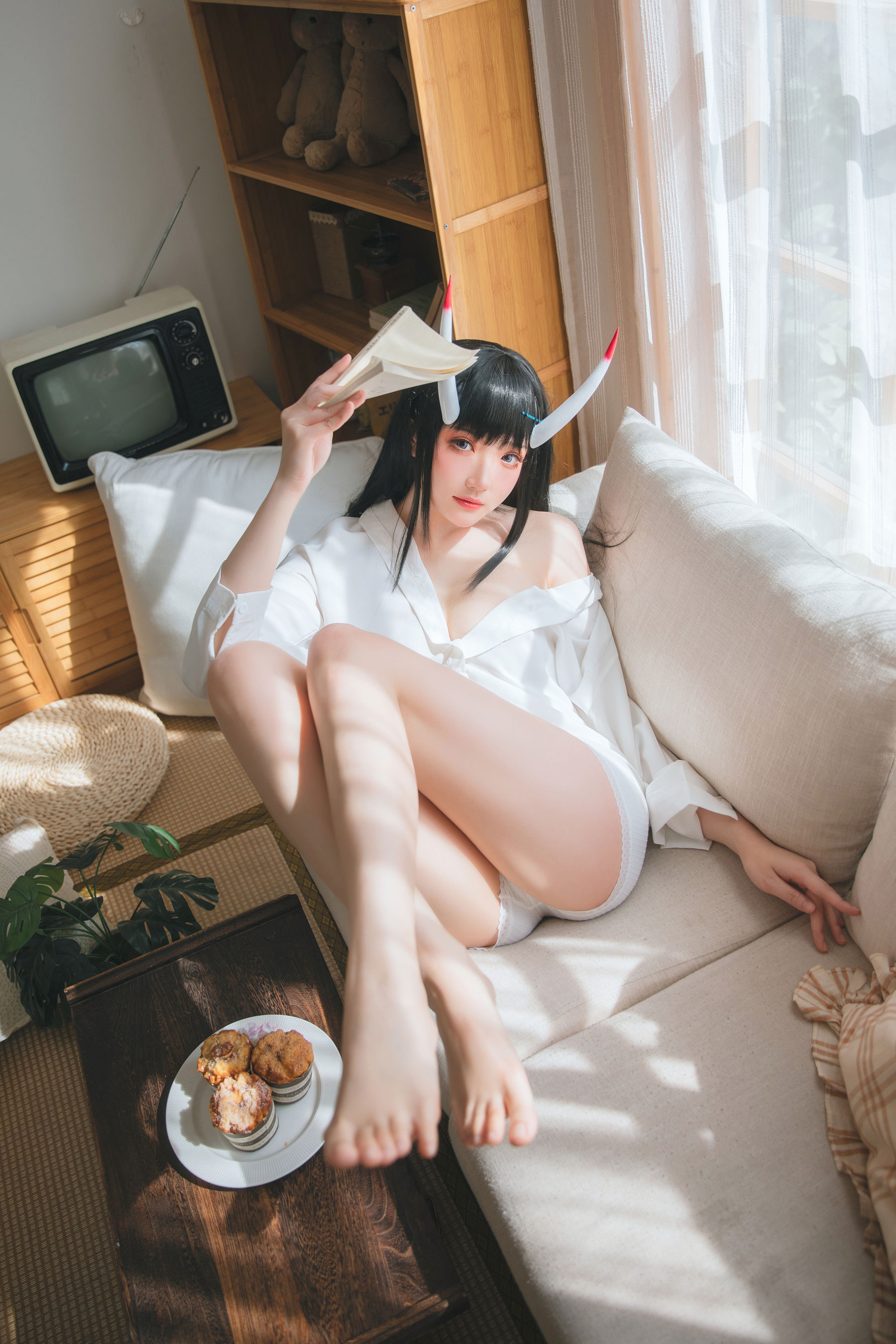 [网红COSER] Coser瓜希酱福利 - 能代衬衣/(23P)