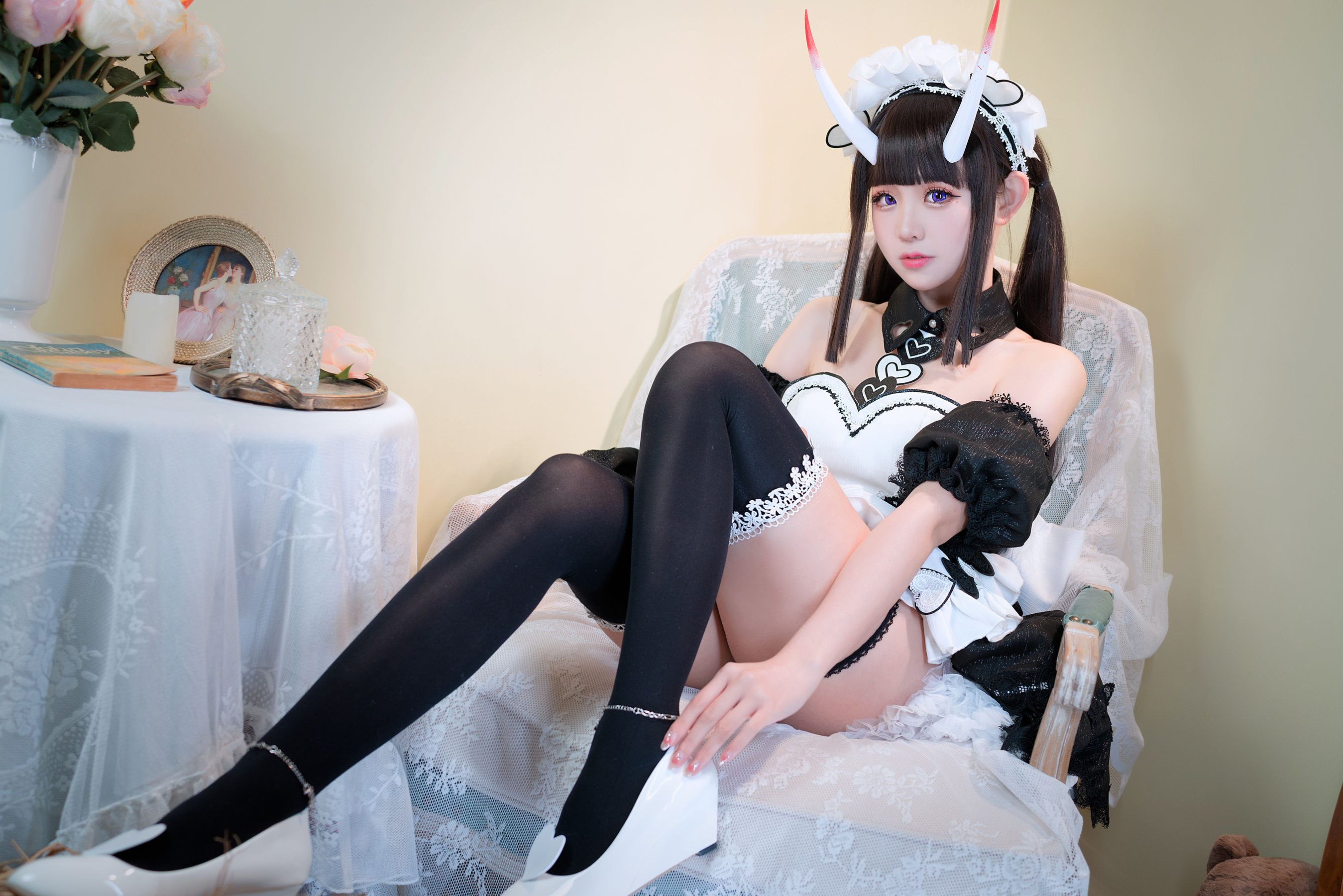 [网红COSER] miko酱ww - 碧蓝航线 能代女仆/(36P)