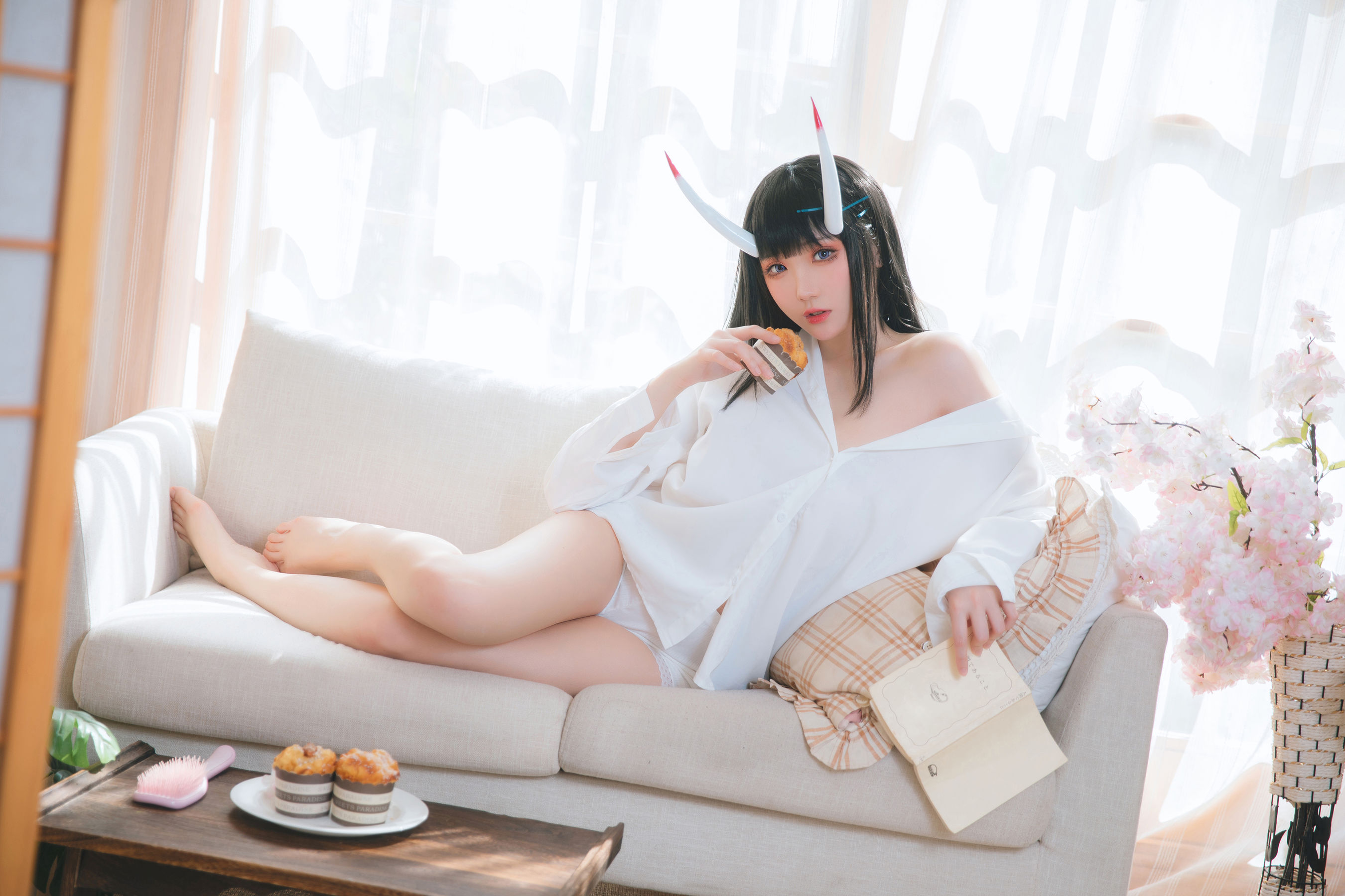 [网红COSER] Coser瓜希酱福利 - 能代衬衣/(23P)