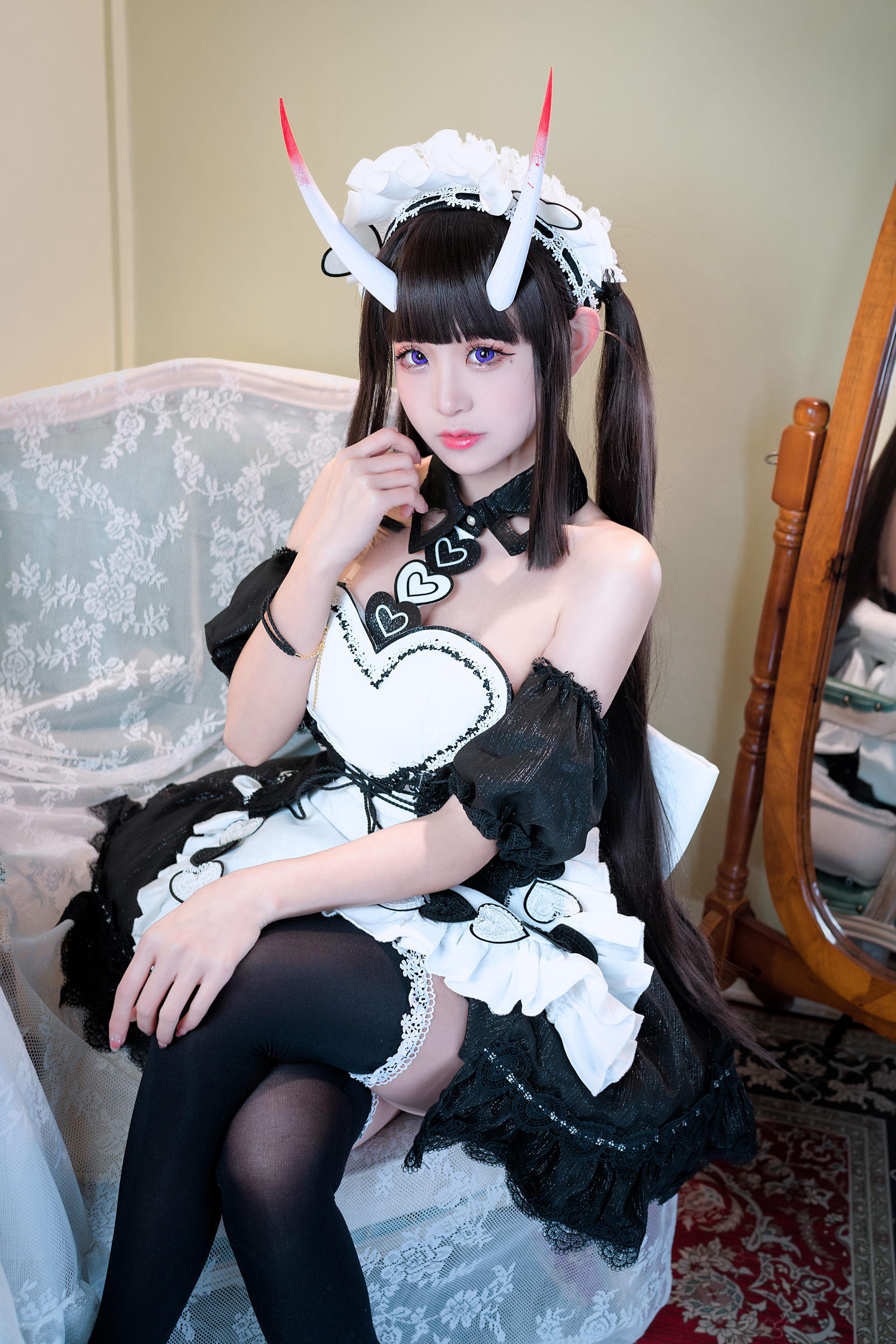 [网红COSER] miko酱ww - 碧蓝航线 能代女仆/(36P)