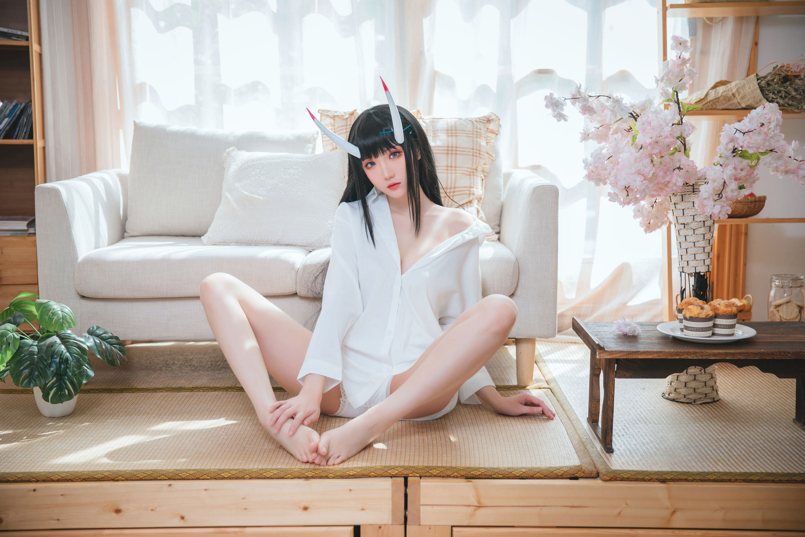 [网红COSER] Coser瓜希酱福利 - 能代衬衣/(23P)