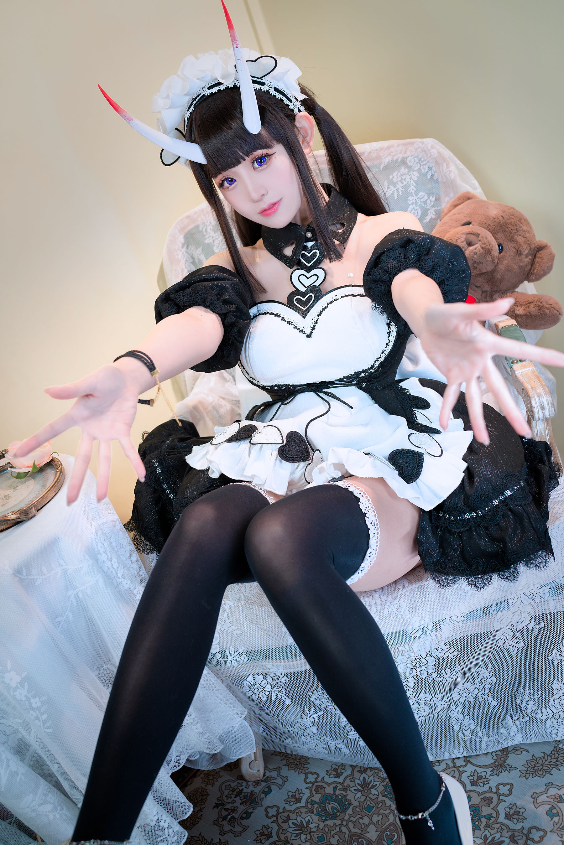 [网红COSER] miko酱ww - 碧蓝航线 能代女仆/(36P)