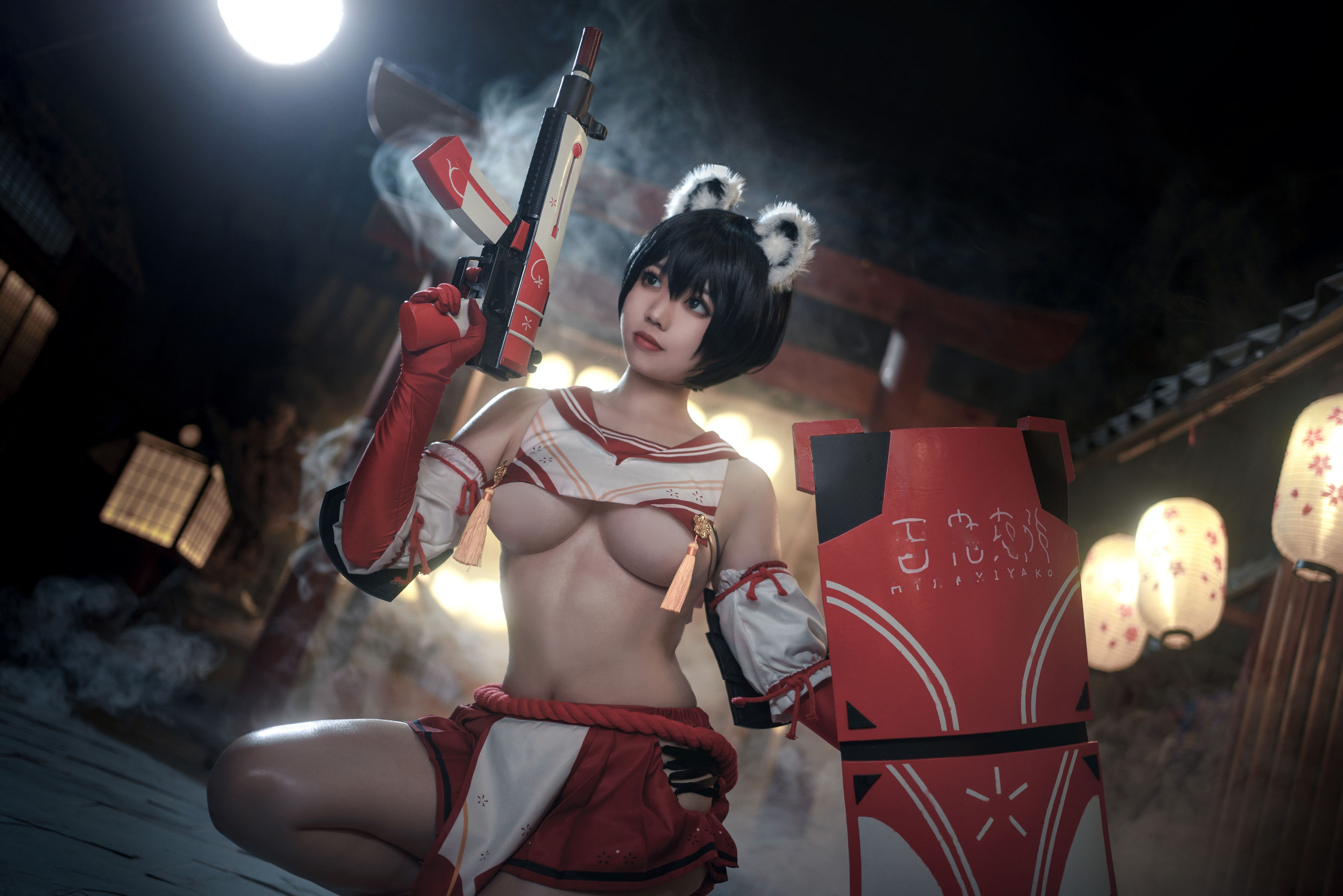 [网红COSER] 啊日日_Ganlory - 椿/(30P)