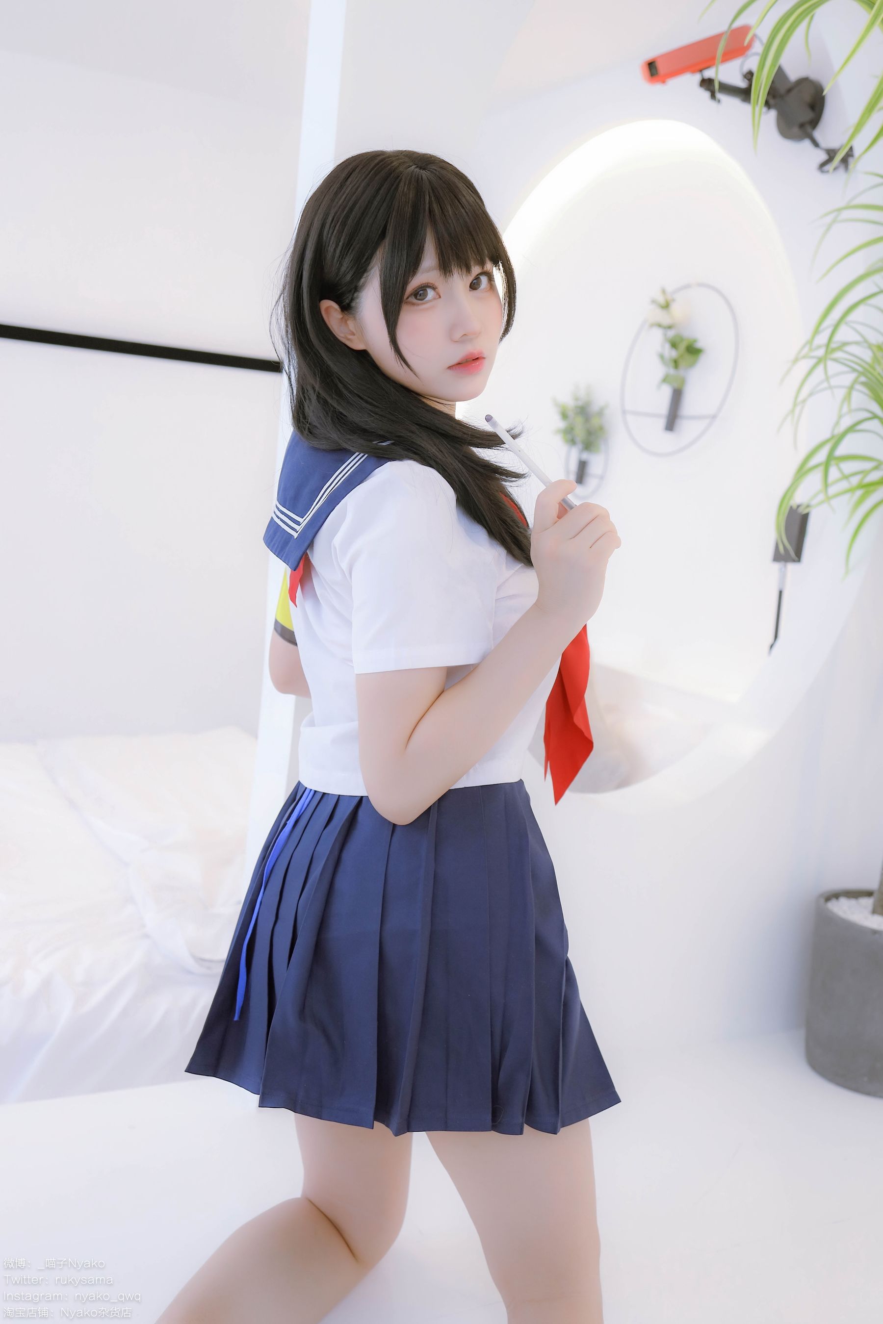 [网红COSER] 萌妹子Nyako喵子 - 风纪委员/(85P)