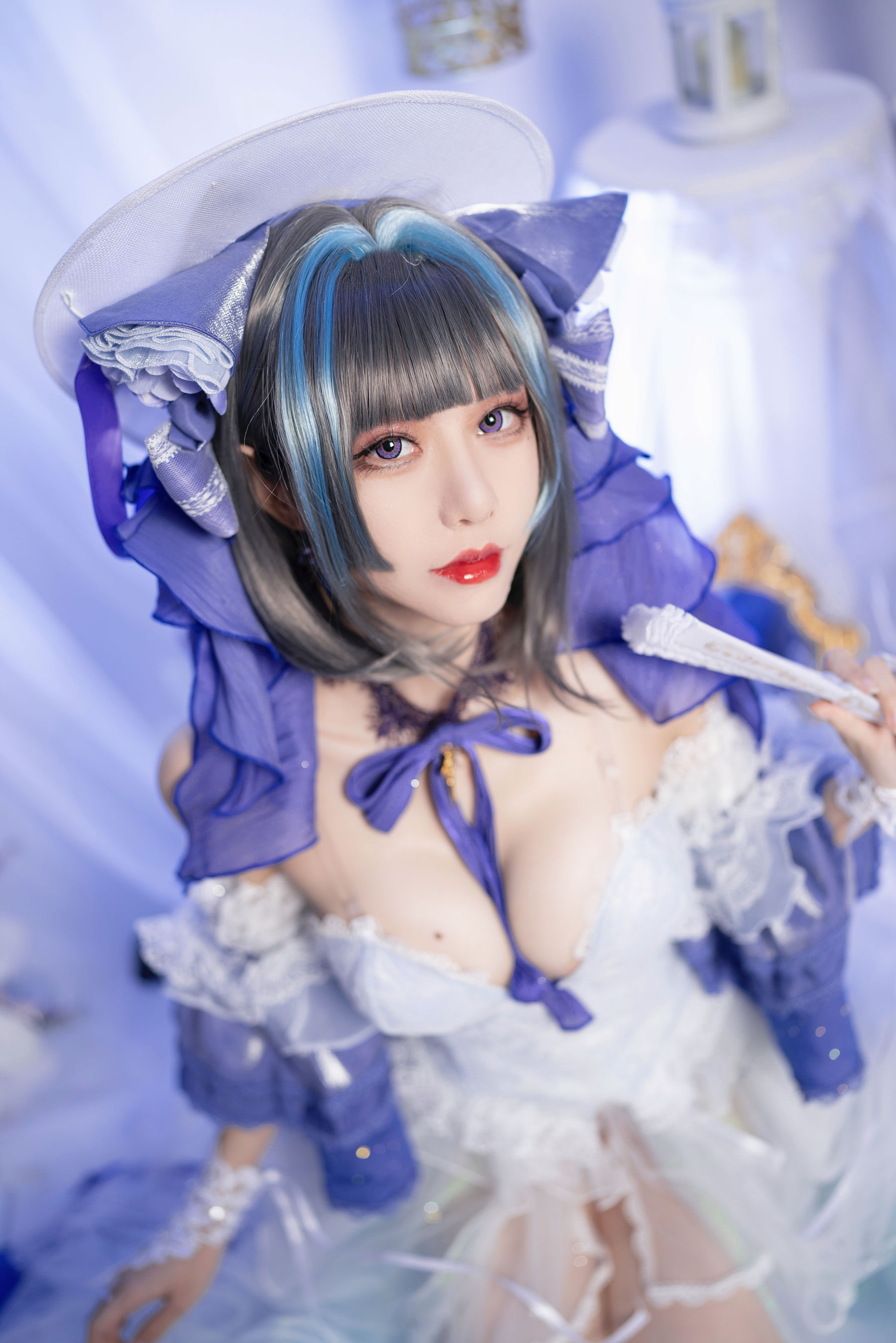 [网红COSER] 骨牙路子野 - 一月舰长 柴郡/(14P)