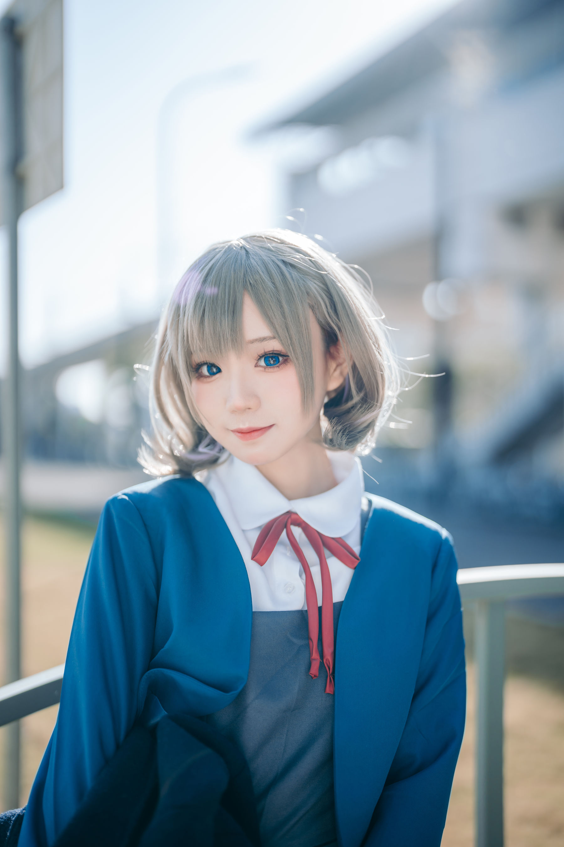 [网红COSER] 花柒Hana - 唐可可校服/(15P)