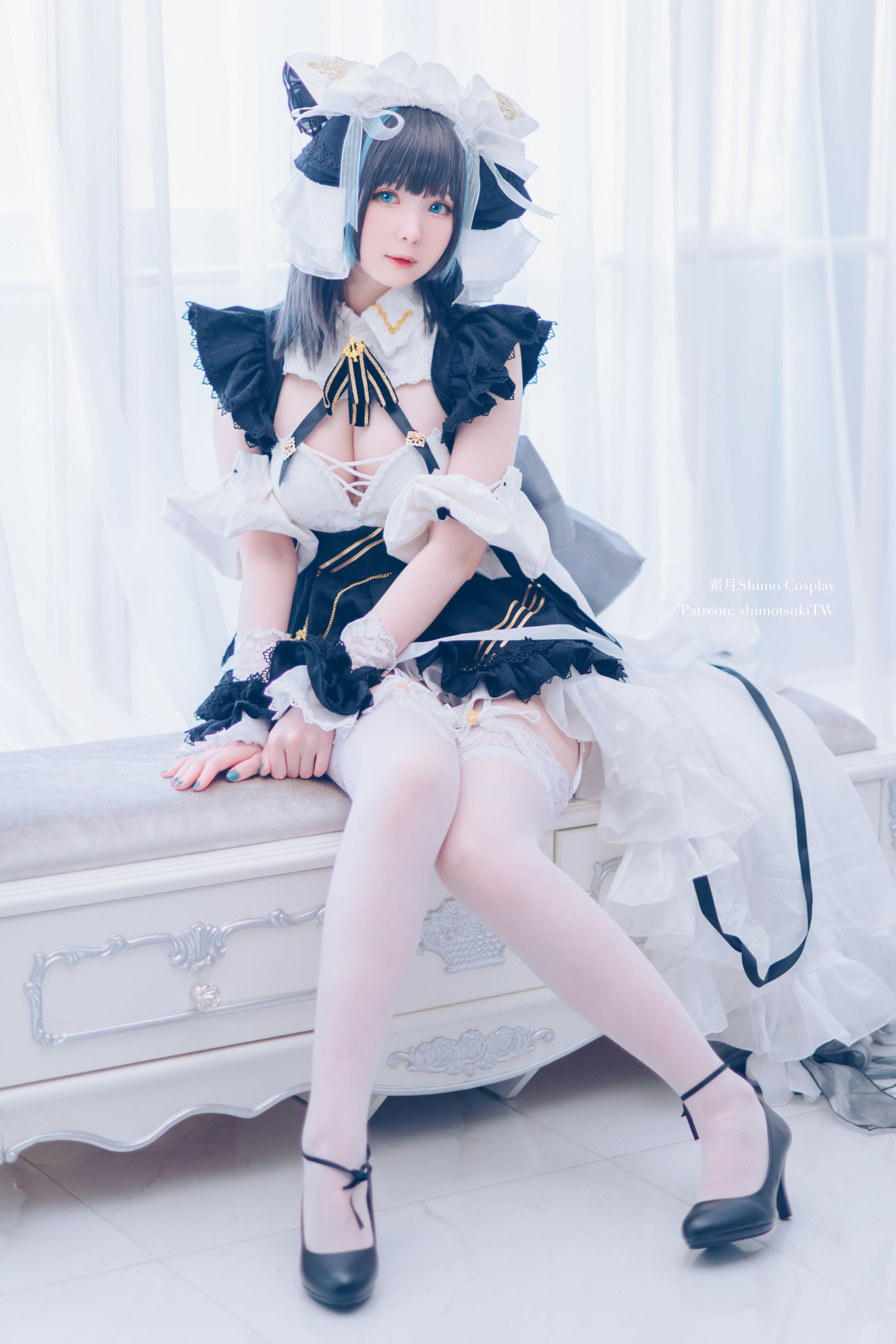 [网红COSER] 微博妹纸霜月shimo - 碧蓝航线 柴郡/(15P)