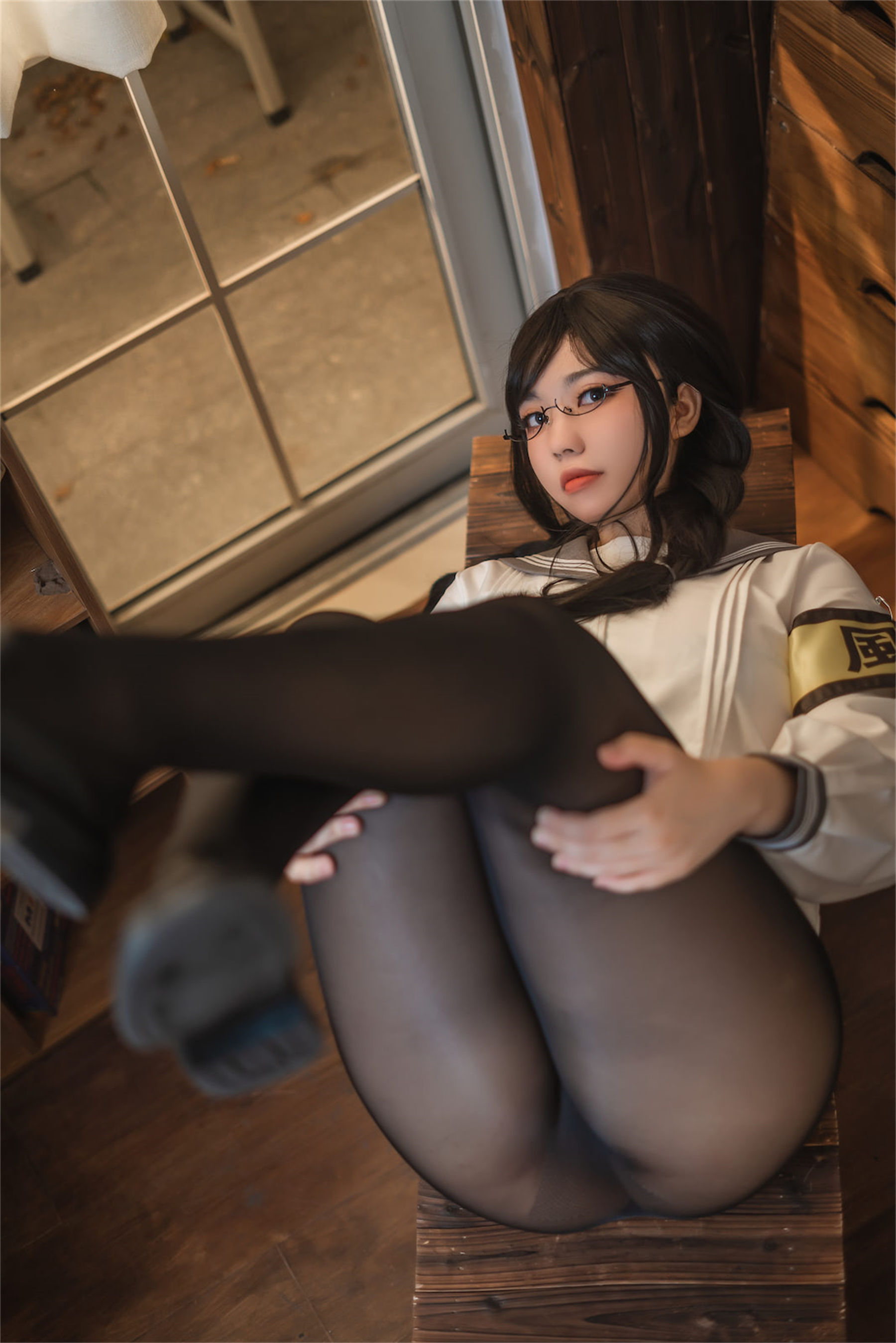 [网红COSER] 啊日日_Ganlory - 放课后风纪委少女/(51P)