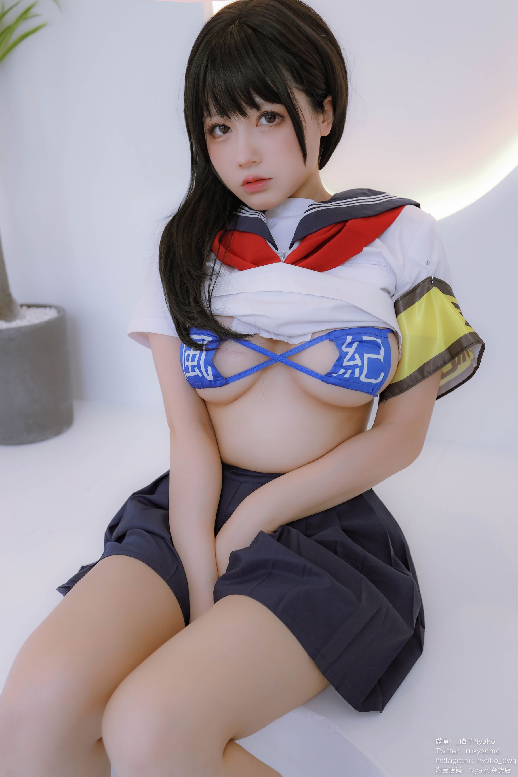 [网红COSER] 萌妹子Nyako喵子 - 风纪委员/(85P)