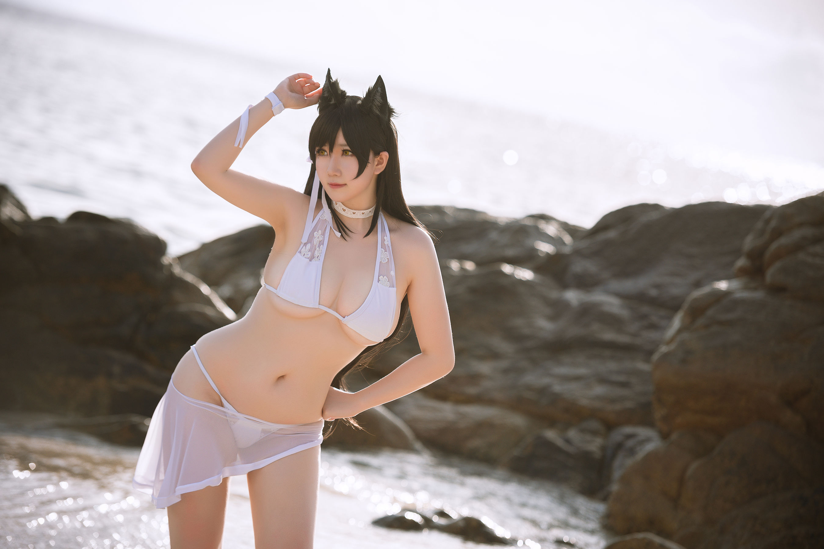 [网红COSER] 微肉感萌妹是本末末 - 爱宕泳装/(23P)