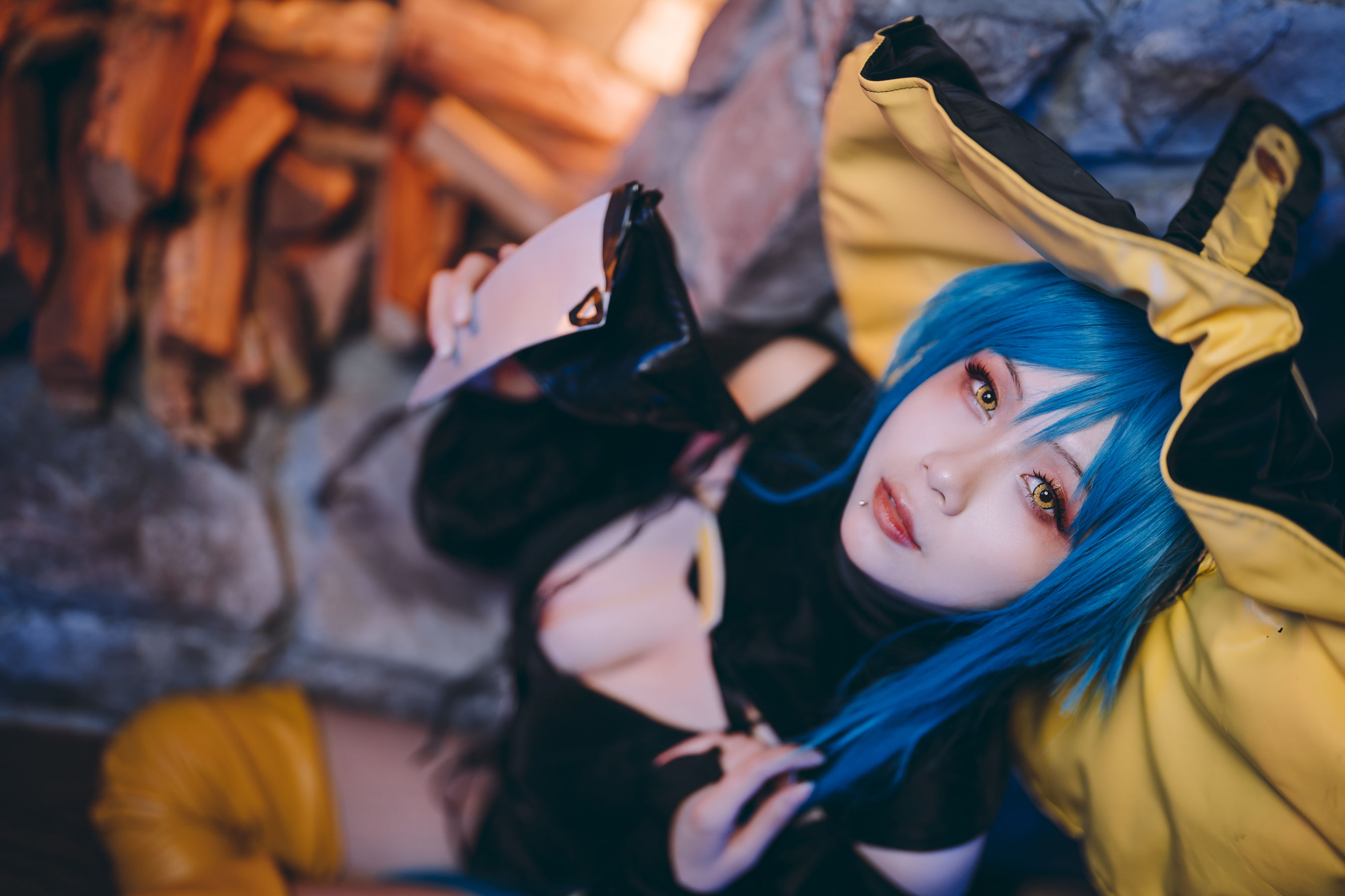 [网红COSER] 末夜787 - 黄棚树城/(25P)