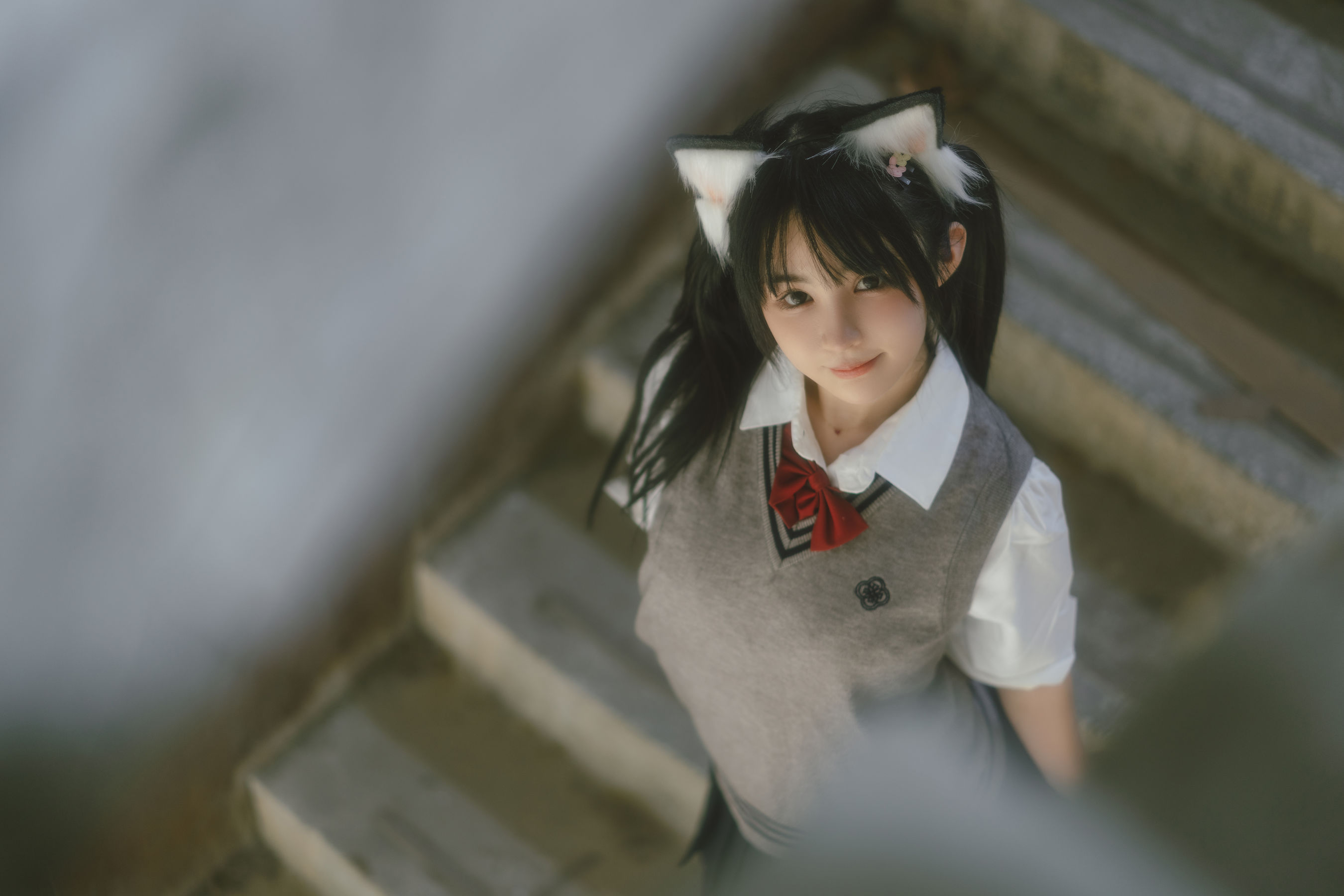 [网红COSER] 桜井宁宁 - 废墟JK/(70P)