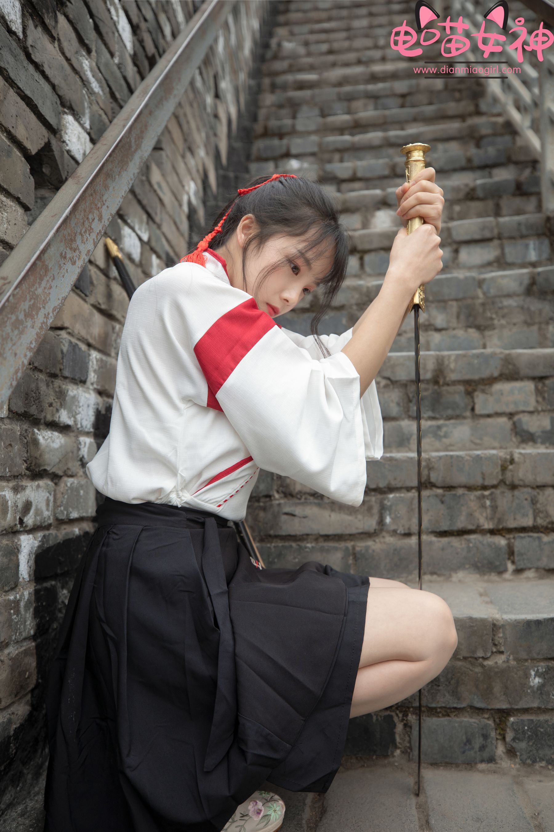 [网红COSER] 电喵女神 - 灵唯 长城古装/(70P)