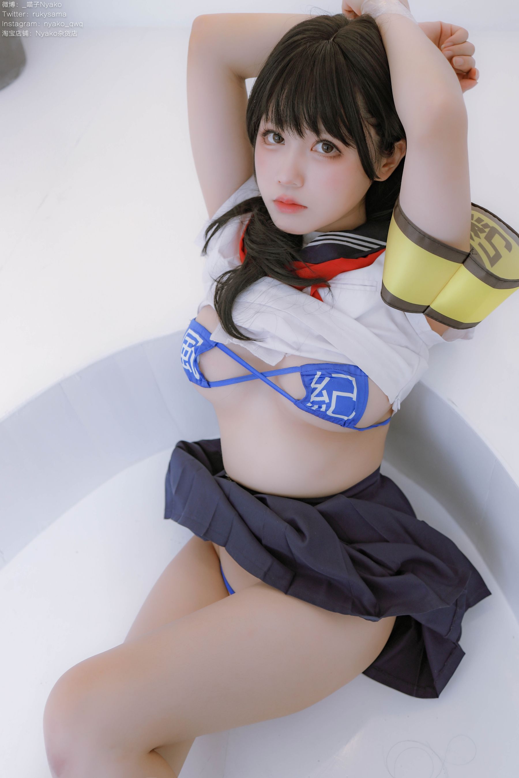 [网红COSER] 萌妹子Nyako喵子 - 风纪委员/(85P)