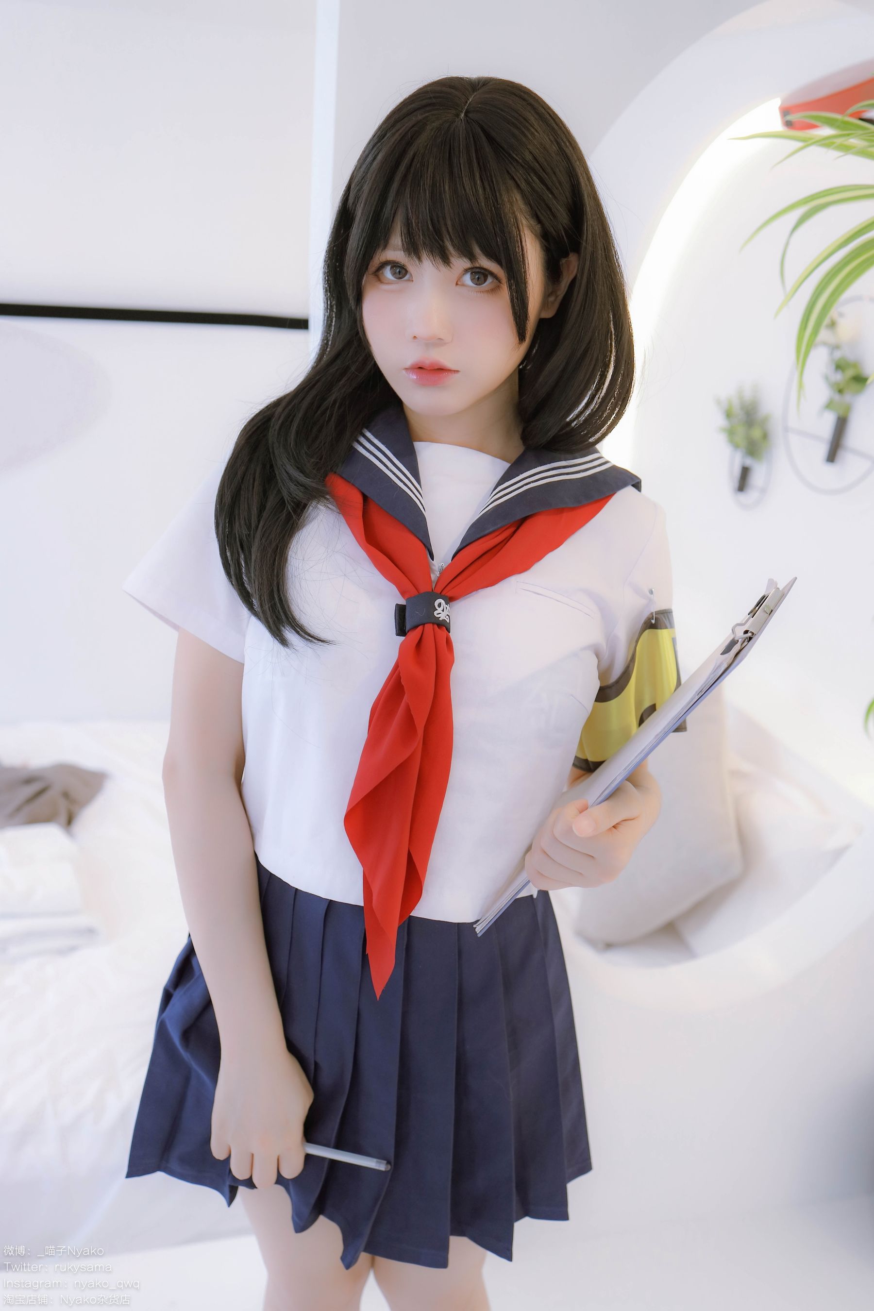 [网红COSER] 萌妹子Nyako喵子 - 风纪委员/(85P)