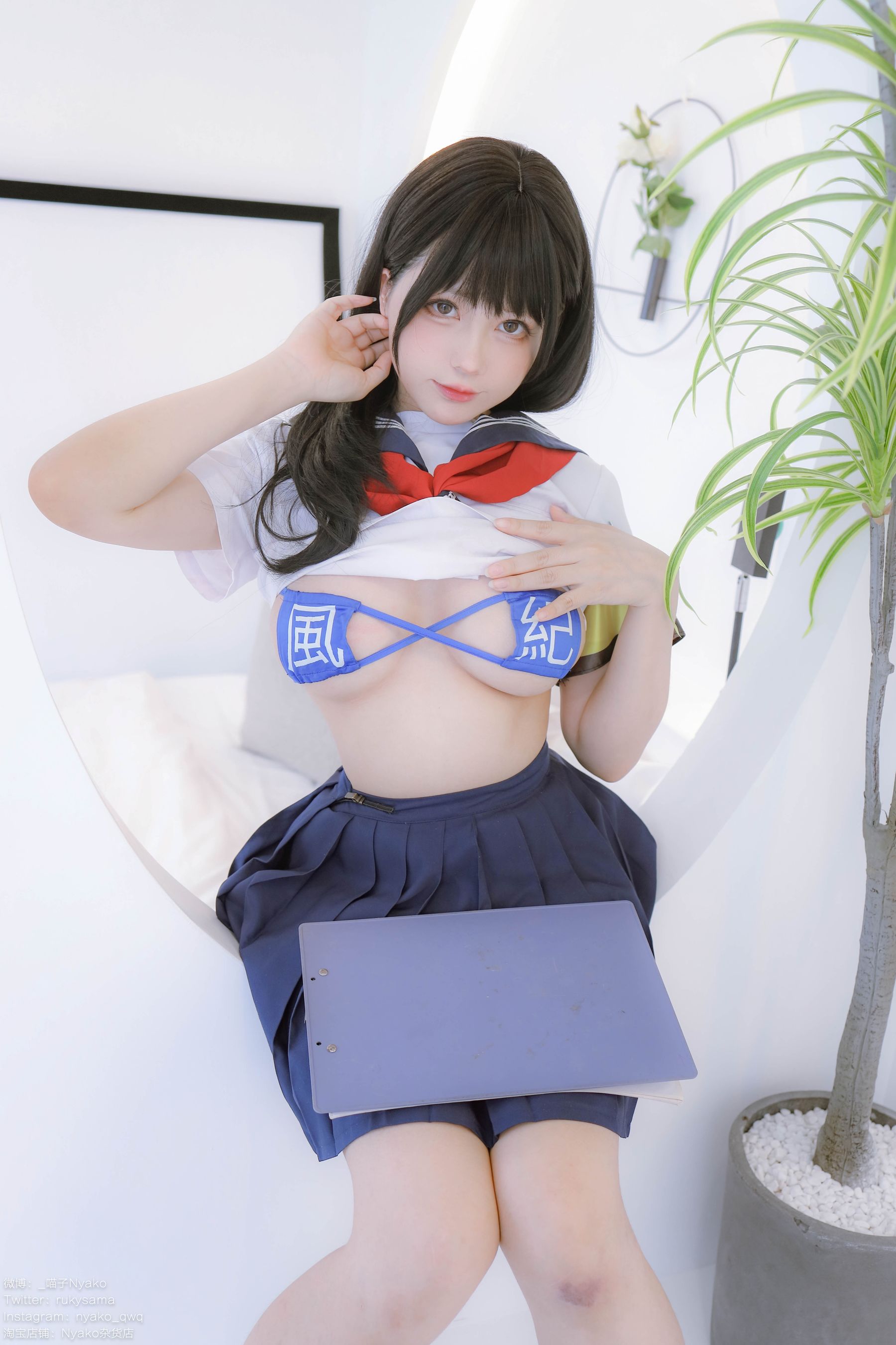 [网红COSER] 萌妹子Nyako喵子 - 风纪委员/(85P)