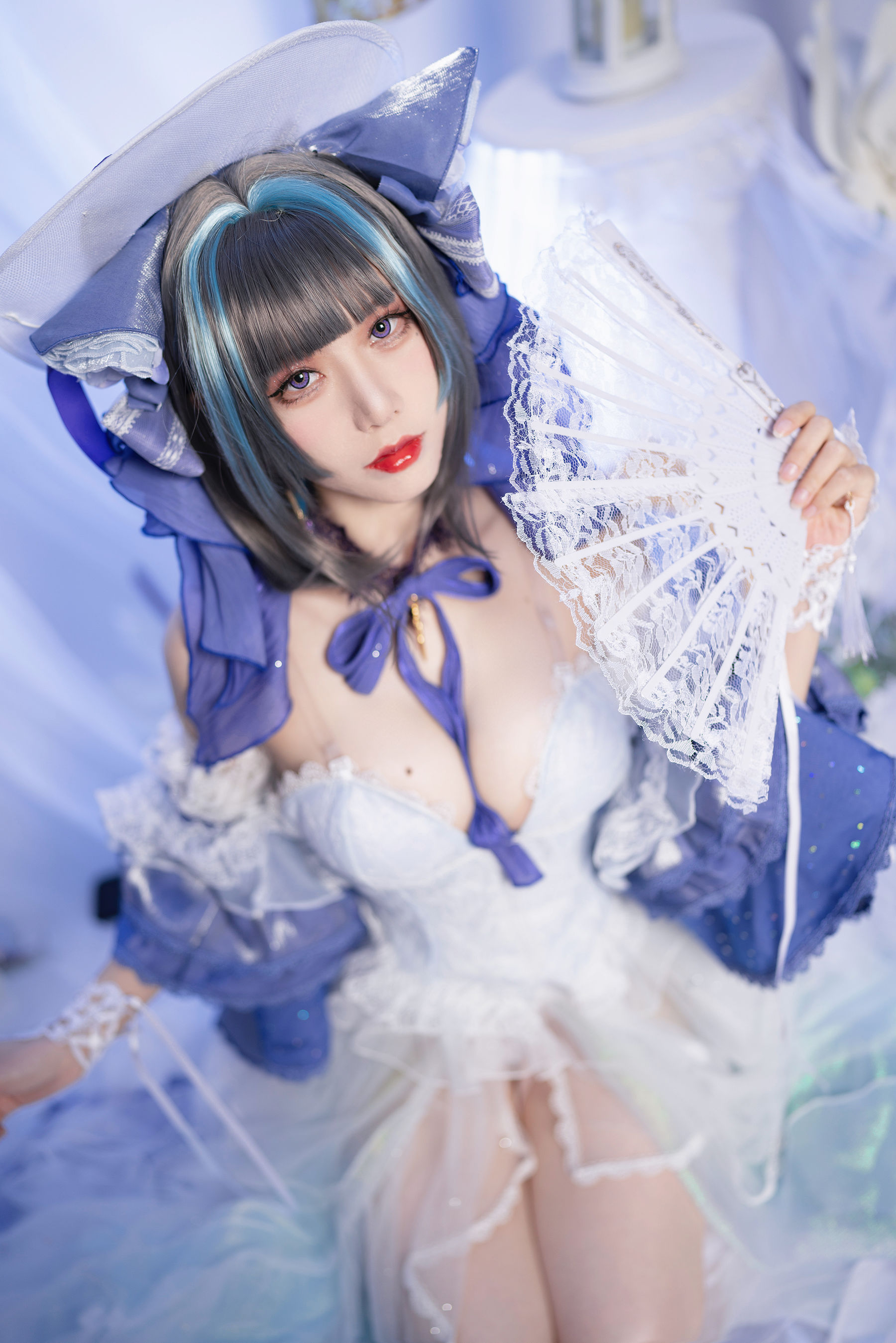 [网红COSER] 骨牙路子野 - 一月舰长 柴郡/(14P)