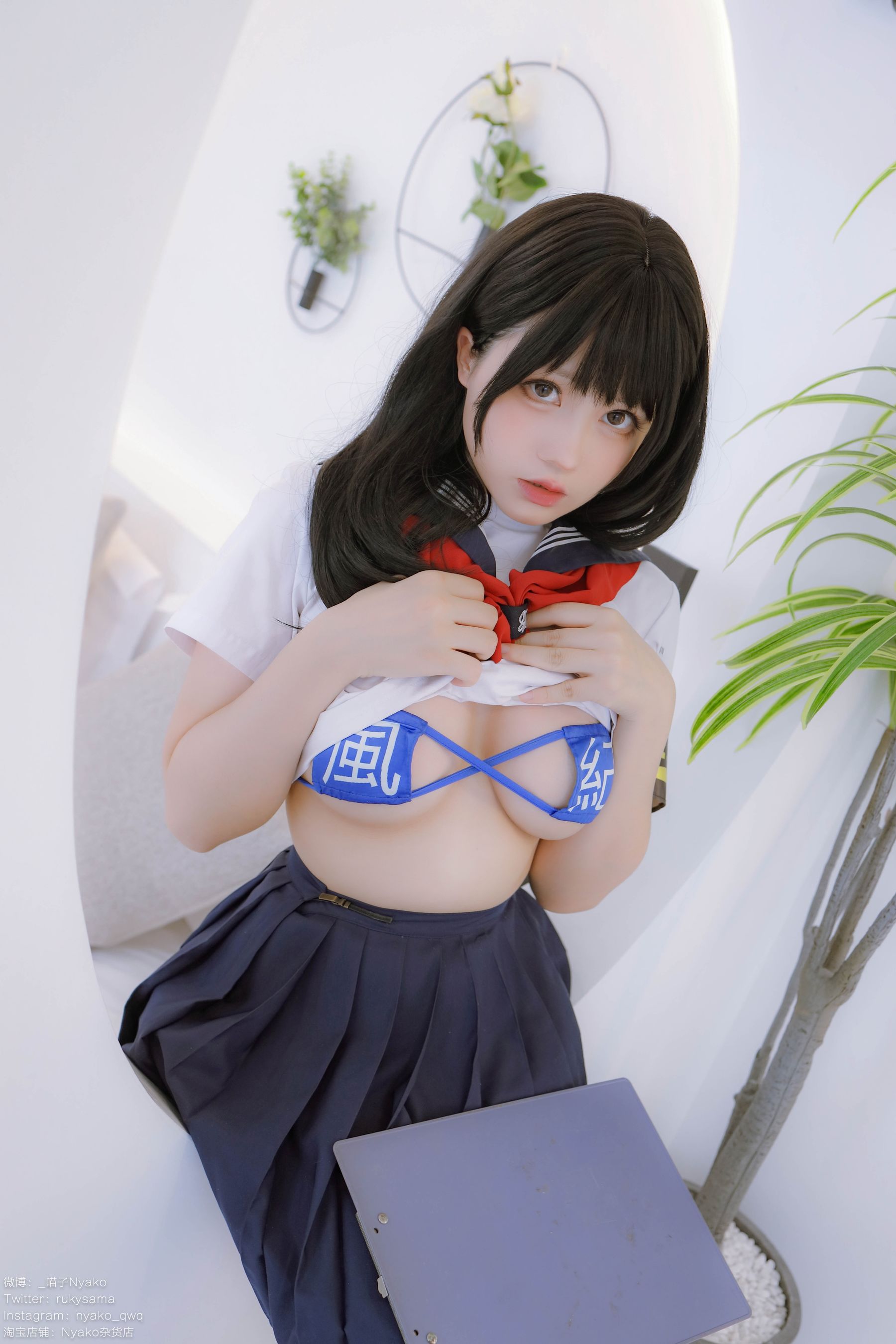 [网红COSER] 萌妹子Nyako喵子 - 风纪委员/(85P)