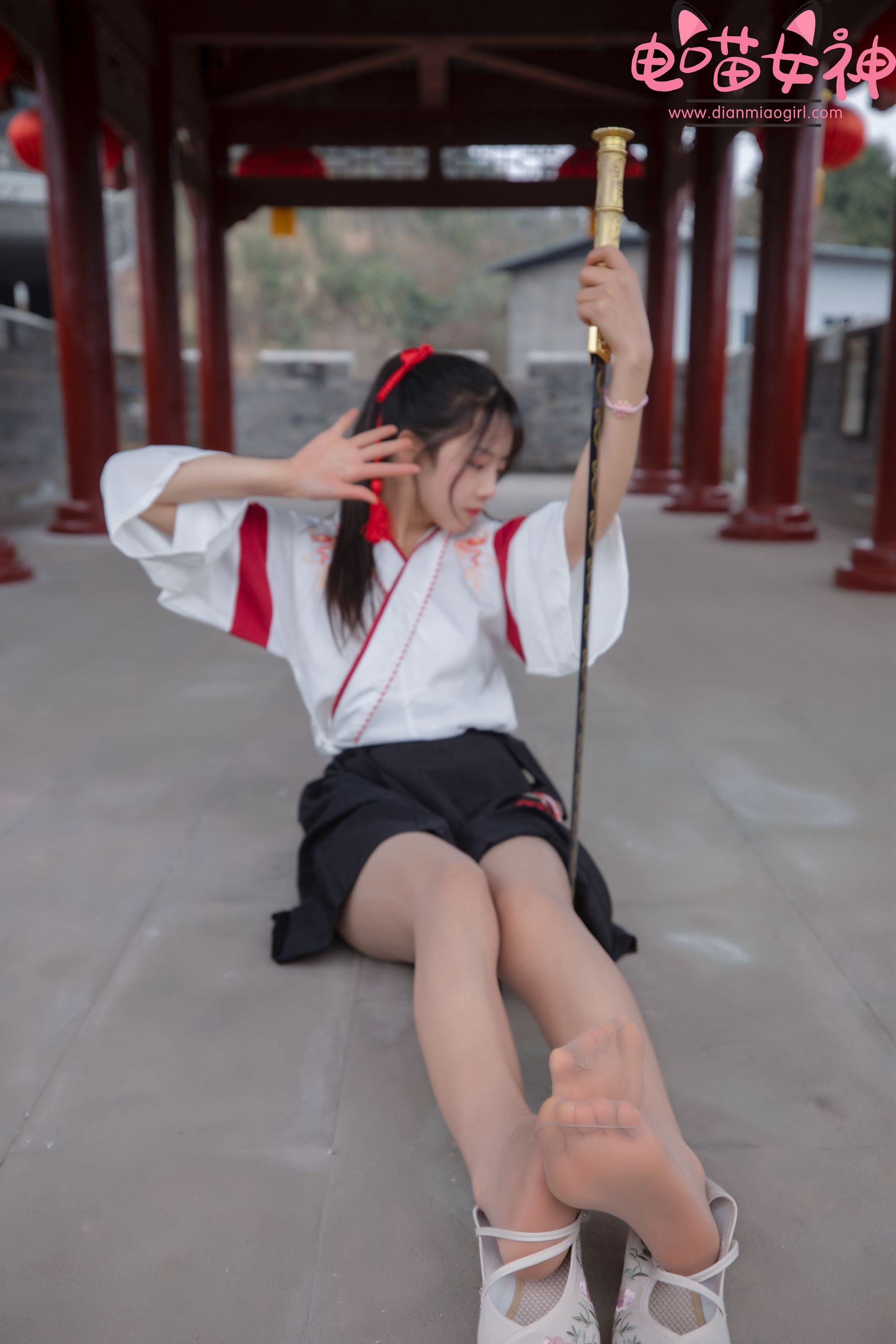 [网红COSER] 电喵女神 - 灵唯 长城古装/(70P)