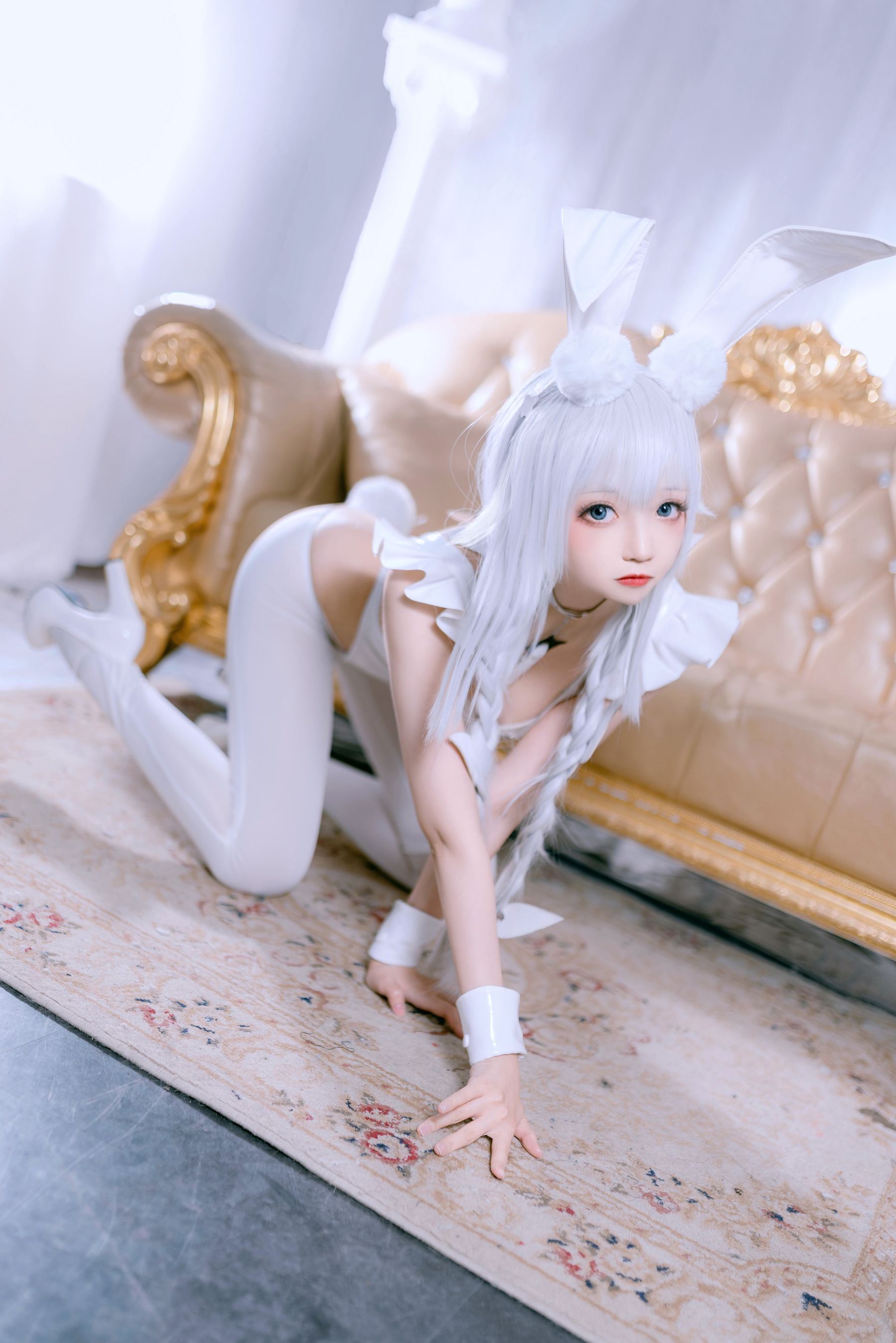 [网红COSER] 小野寺地瓜 - 恶毒白兔/(13P)