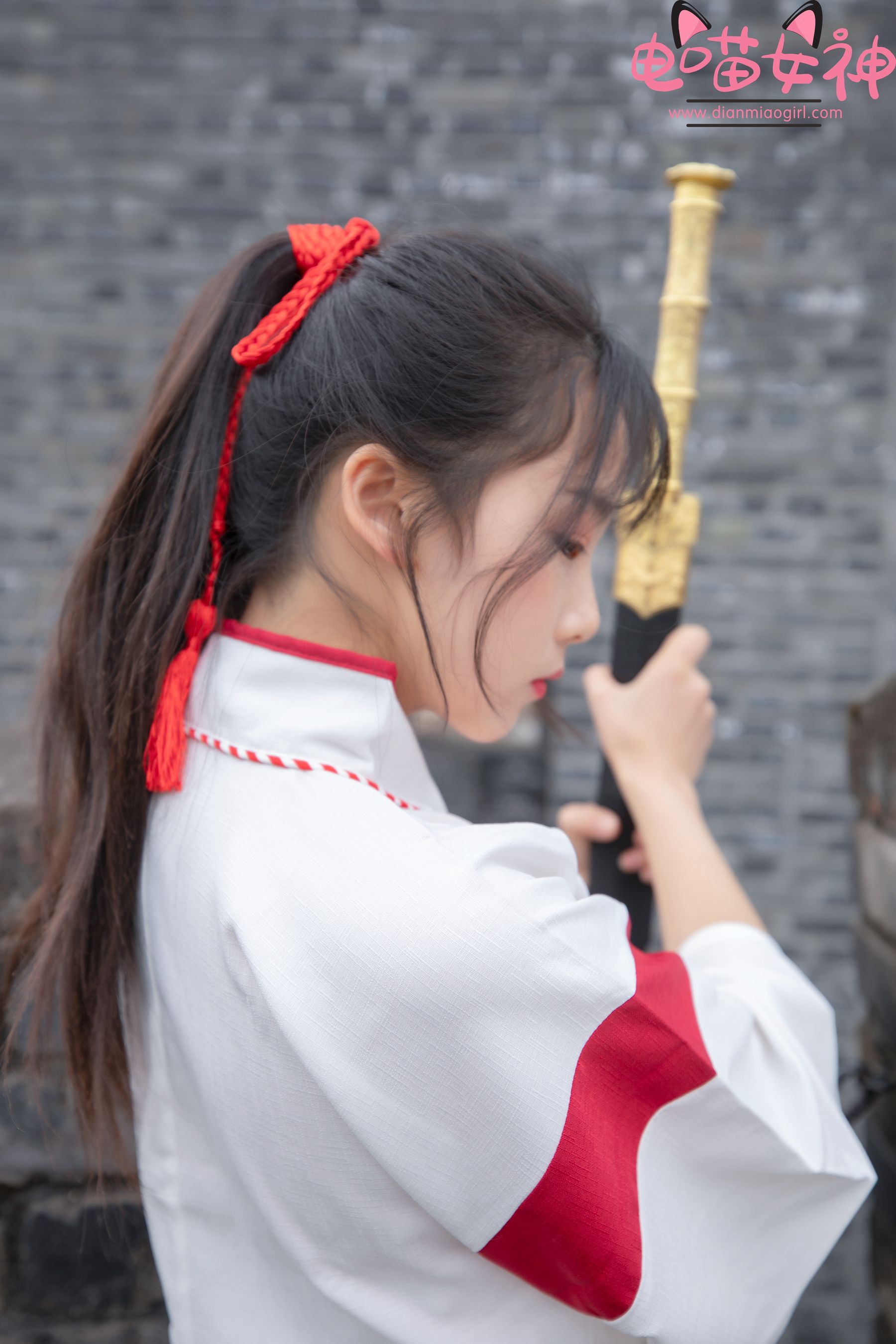 [网红COSER] 电喵女神 - 灵唯 长城古装/(70P)