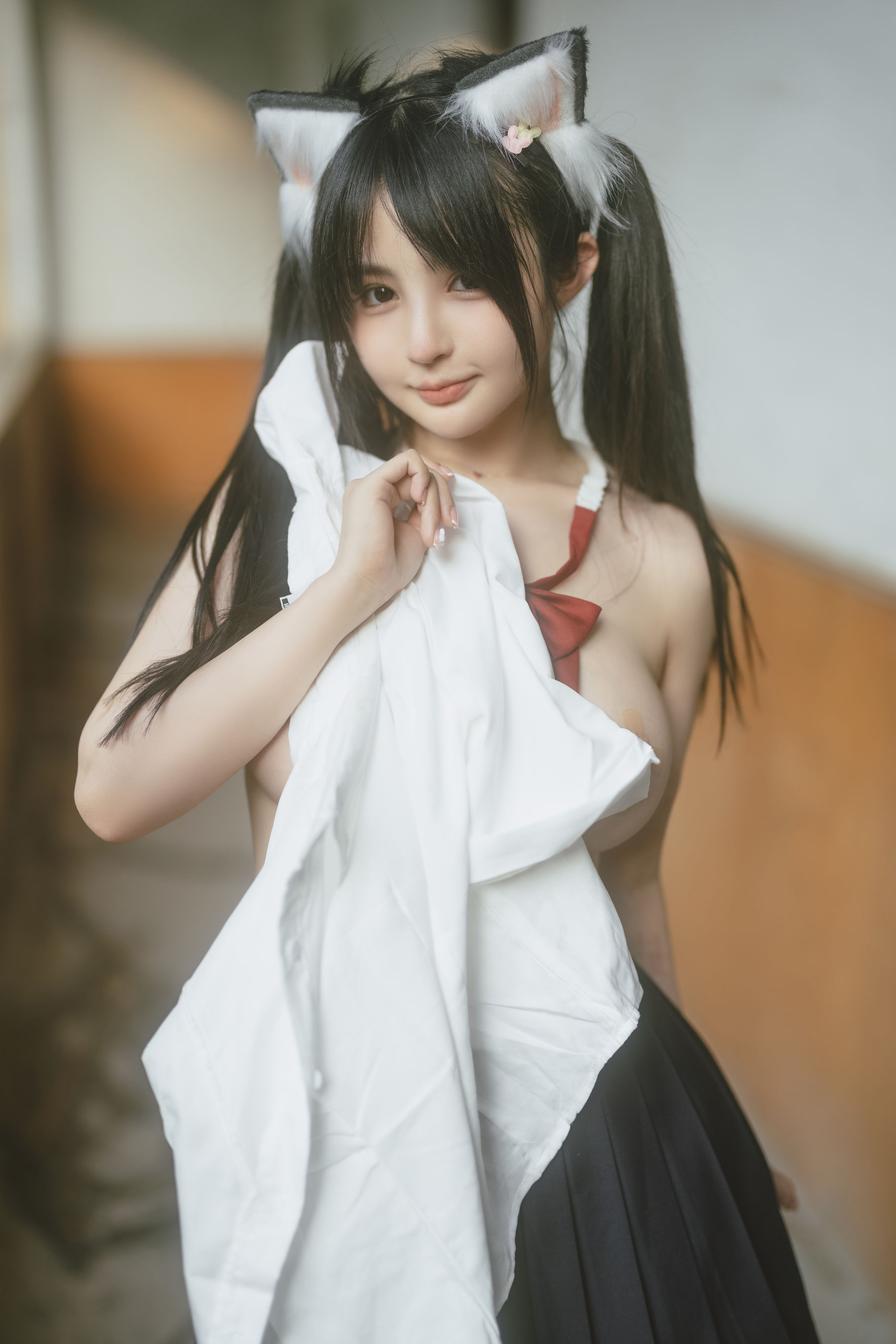 [网红COSER] 桜井宁宁 - 废墟JK/(70P)