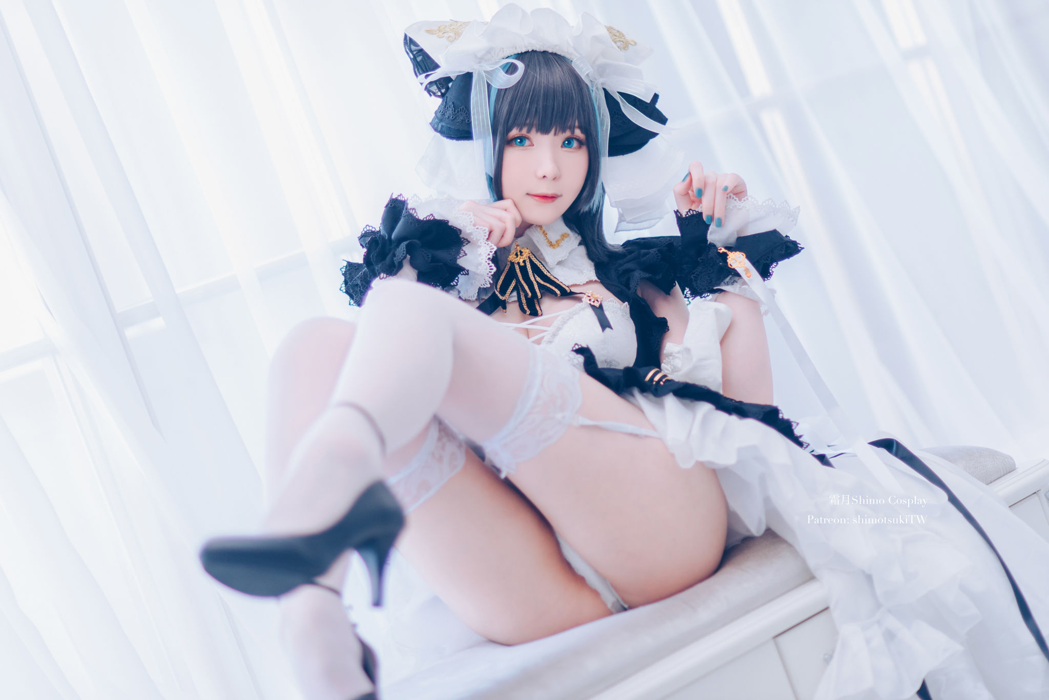 [网红COSER] 微博妹纸霜月shimo - 碧蓝航线 柴郡/(15P)