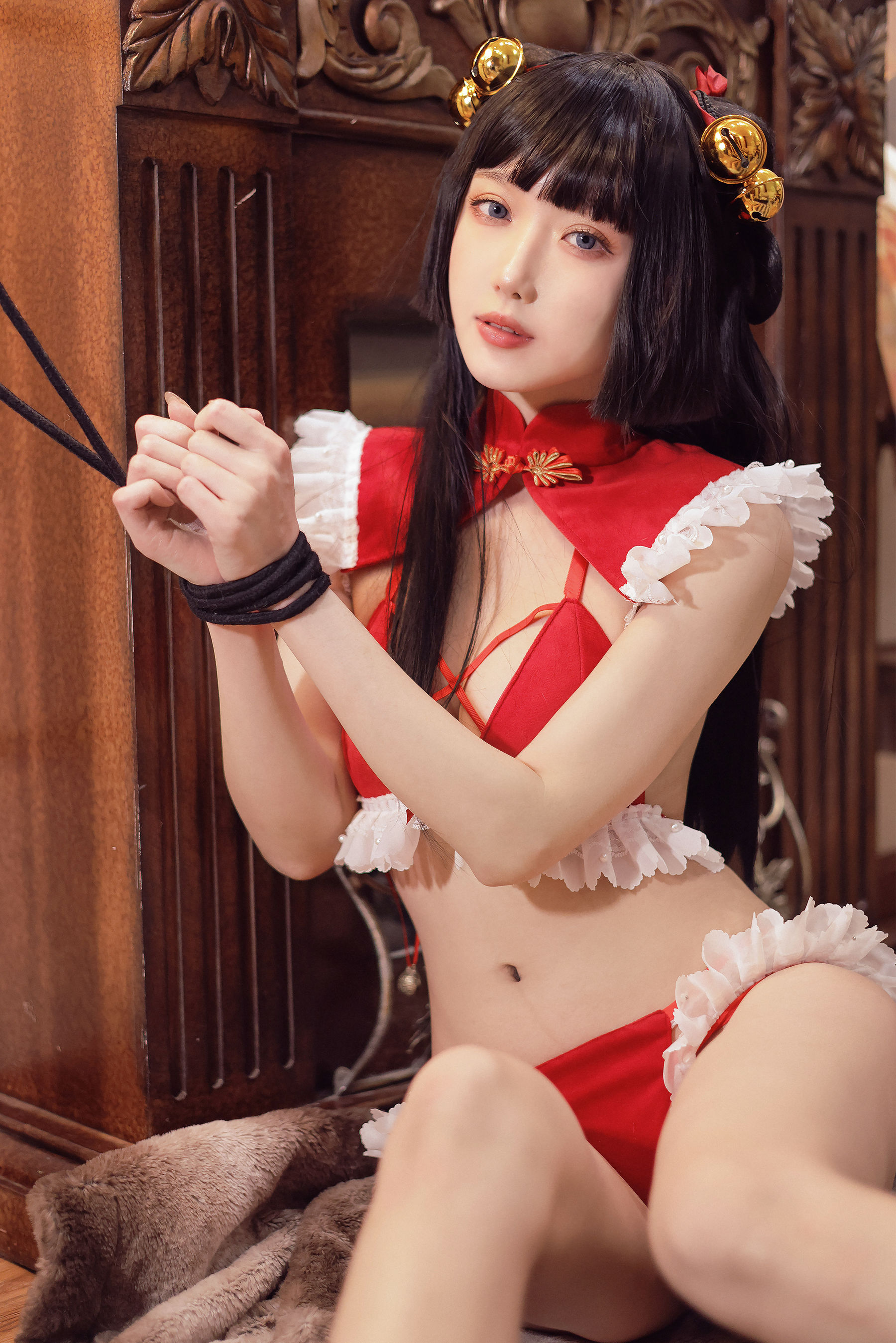 [网红COSER] 动漫博主阿包也是兔娘 - 中华娘/(22P)