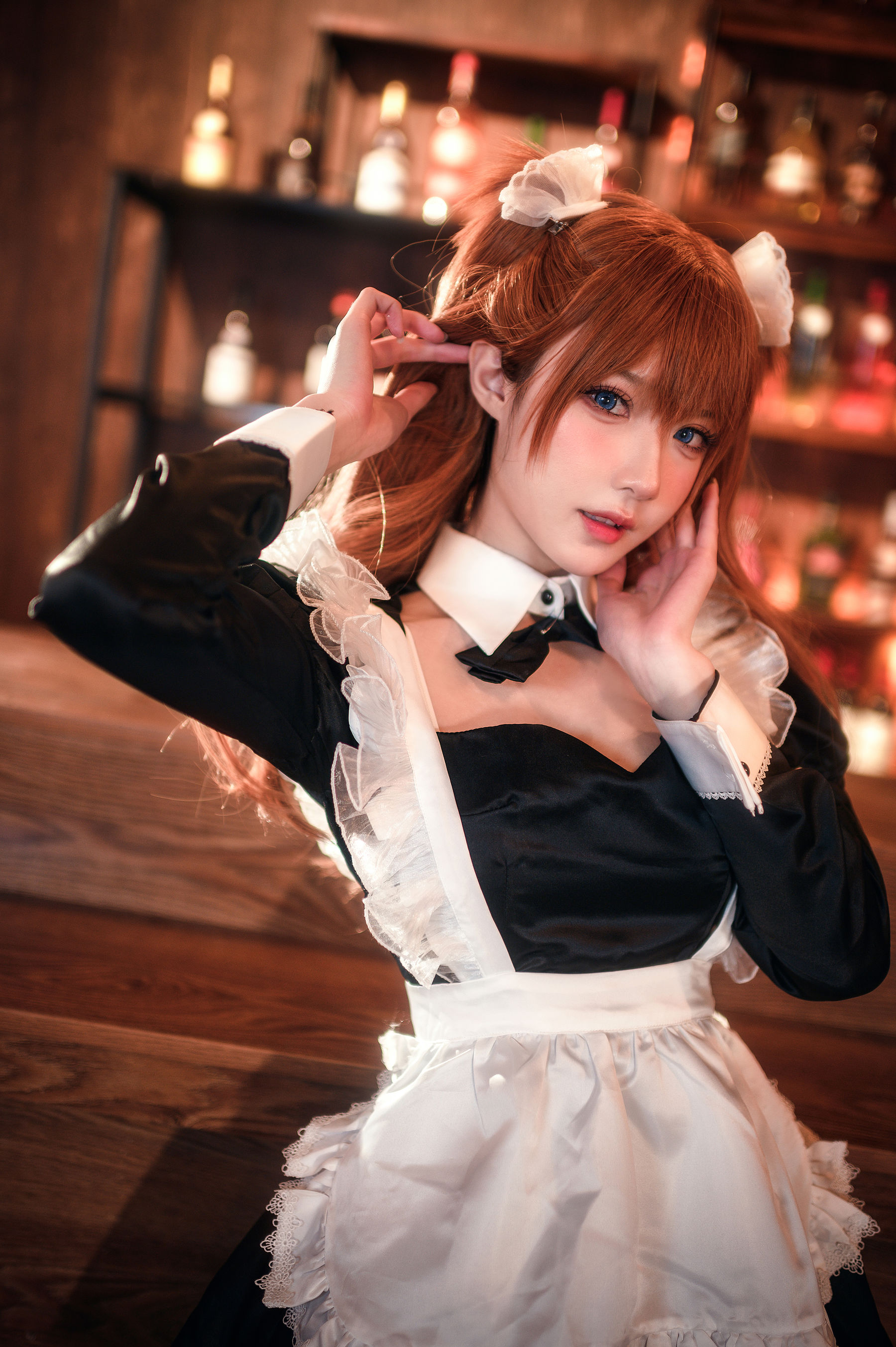 [网红COSER] 动漫博主阿包也是兔娘 - 明日香/(27P)